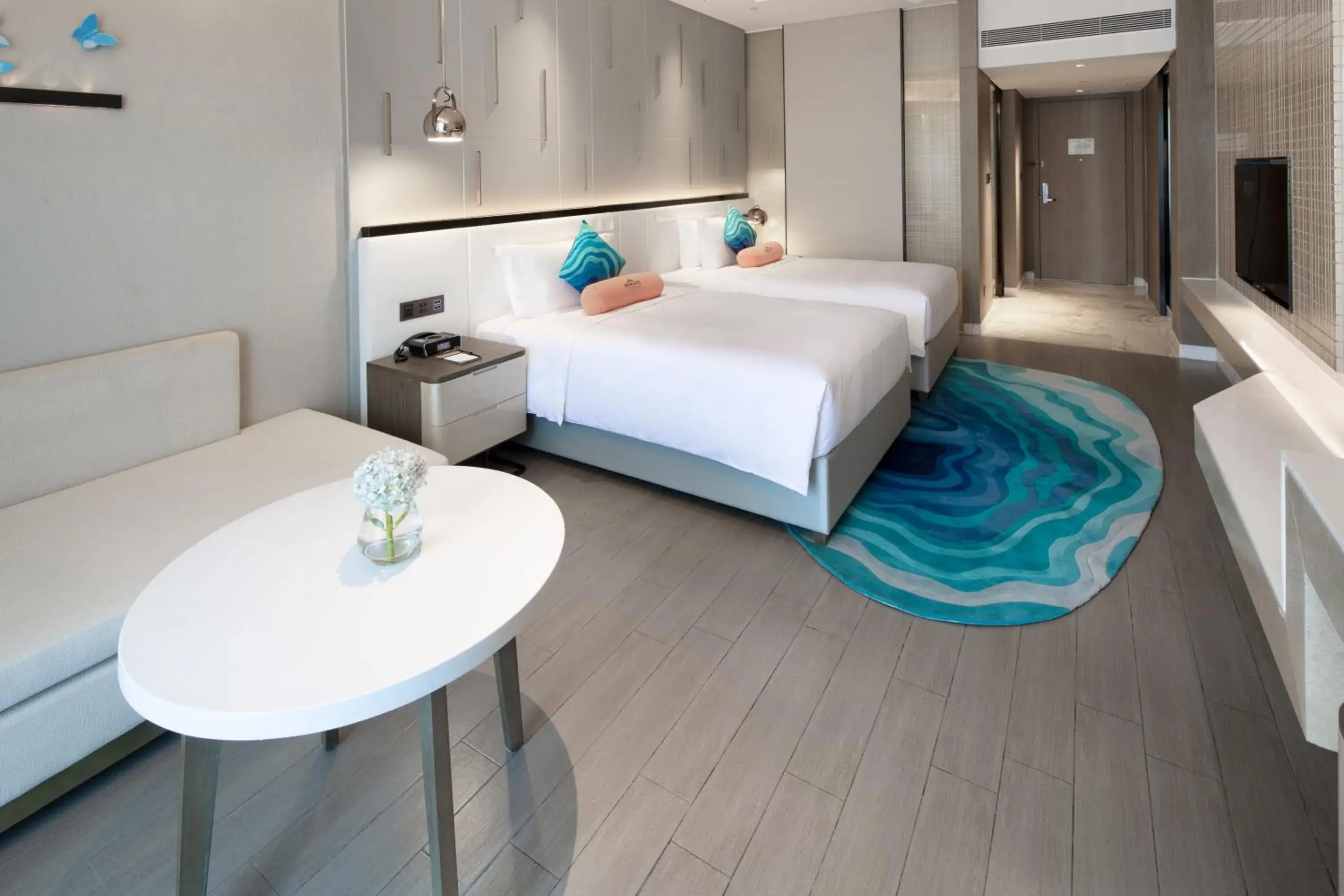 Deluxe Twin Room with Harbor View in Wingate Sanya Luhuitou Deluxe Twin Room with Harbor View in Wingate Sanya Luhuitou