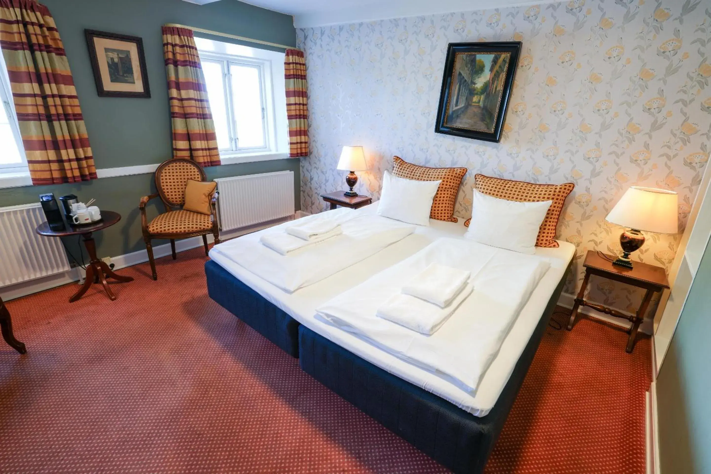 Double or Twin Room with View of the Catedral of Ribe - single occupancy in Hotel Dagmar Double or Twin Room with View of the Catedral of Ribe - single occupancy in Hotel Dagmar