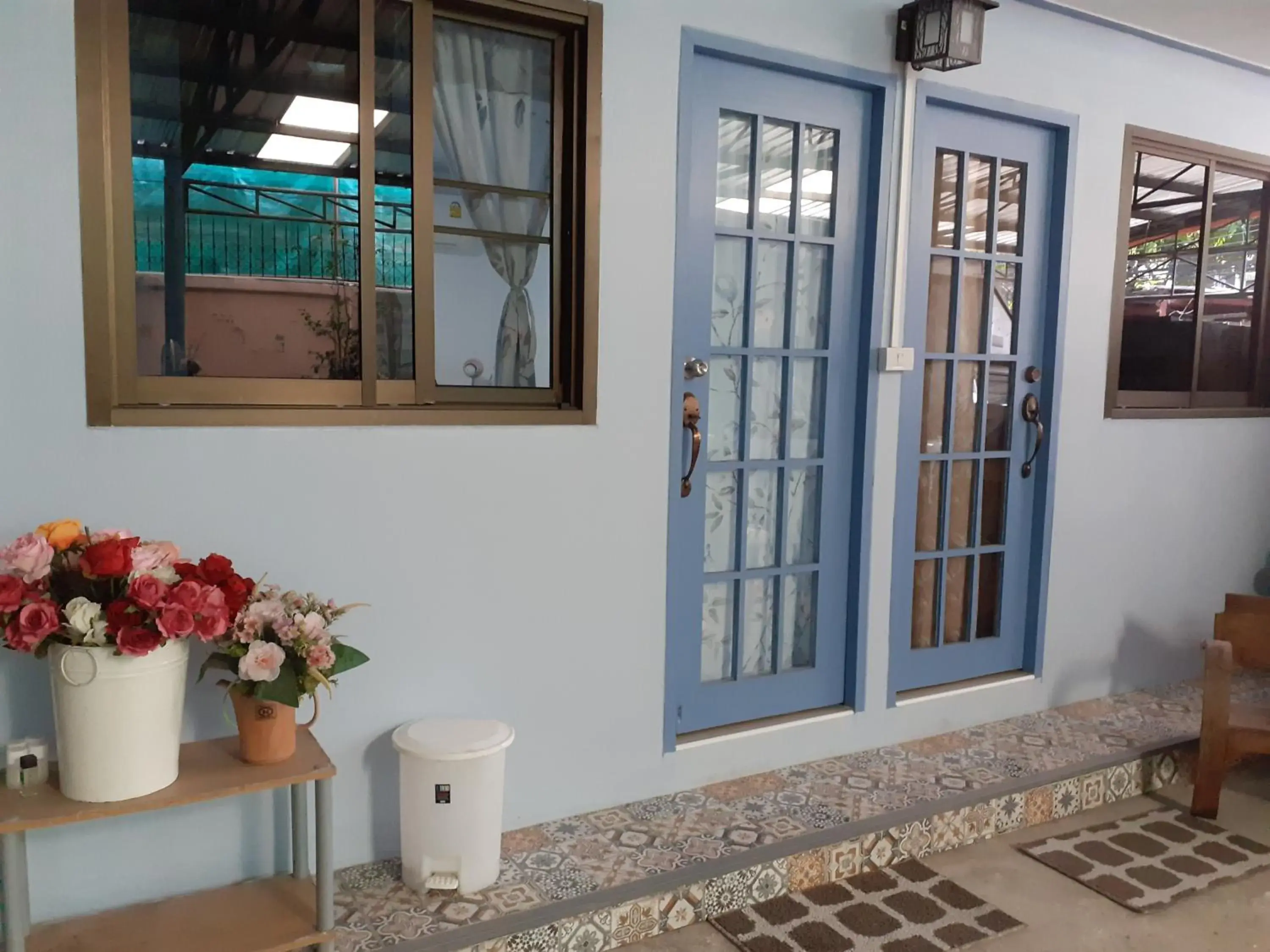 Single Room with Shared Bathroom in BaanSu Hostel Single Room with Shared Bathroom in BaanSu Hostel