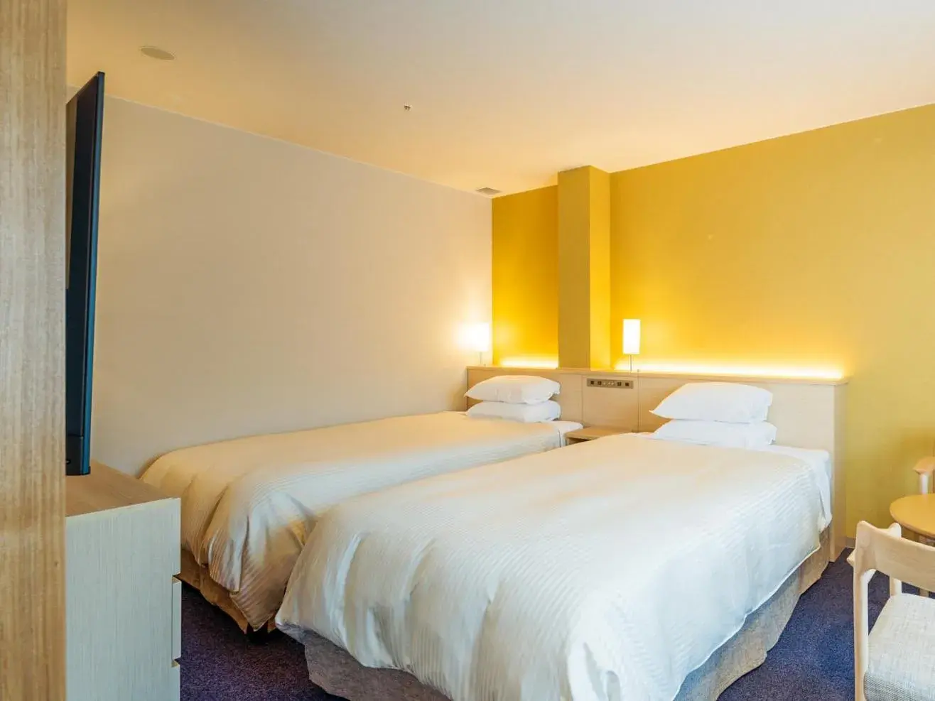 Deluxe Twin Room A in Kurashiki Ivy Square Deluxe Twin Room A in Kurashiki Ivy Square