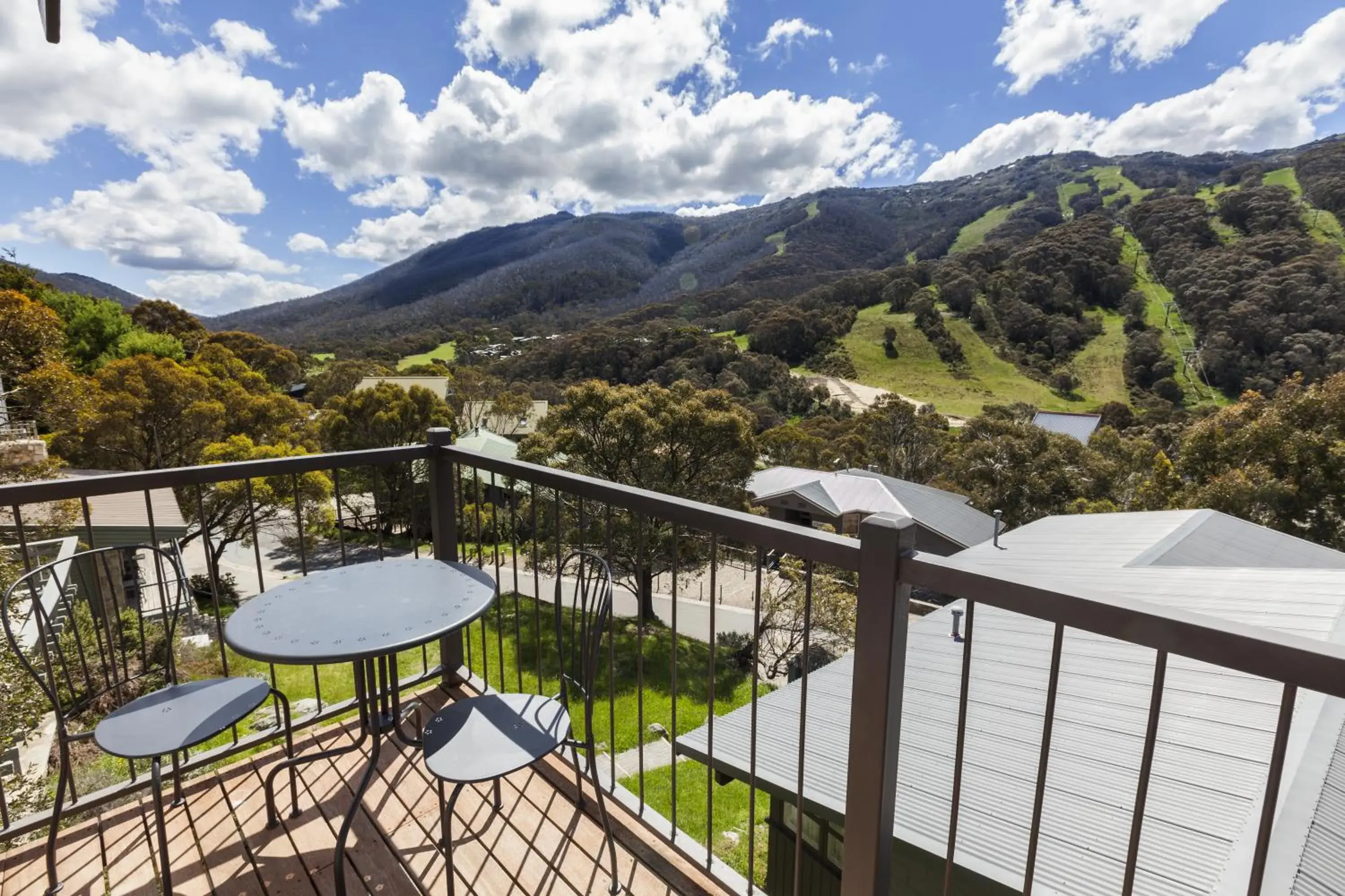 Queen Room with Balcony and Mountain View in The Denman Hotel in Thredbo Queen Room with Balcony and Mountain View in The Denman Hotel in Thredbo