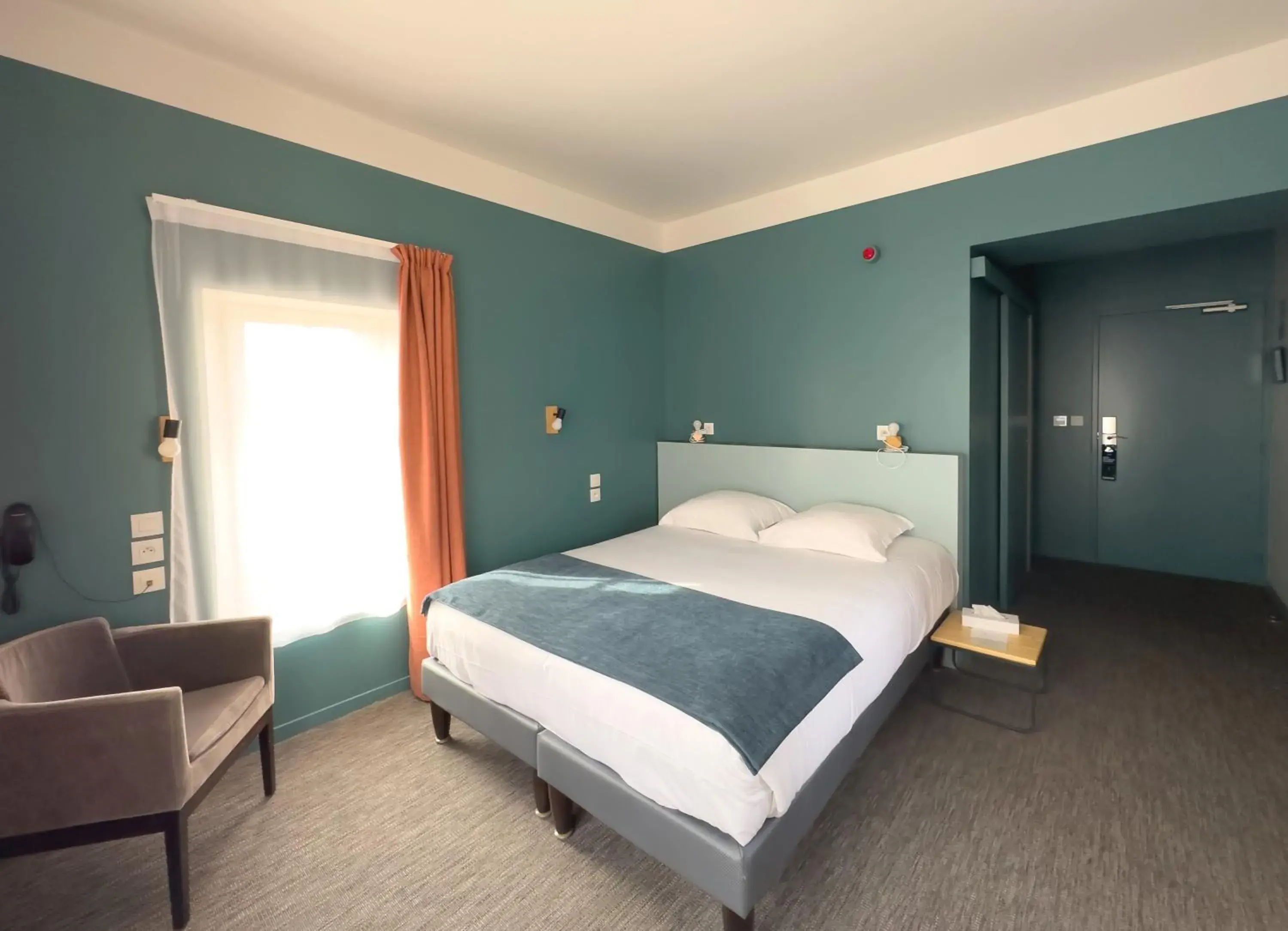 Double Room with Courtyard View in Logis Hôtel Ker Mor Double Room with Courtyard View in Logis Hôtel Ker Mor