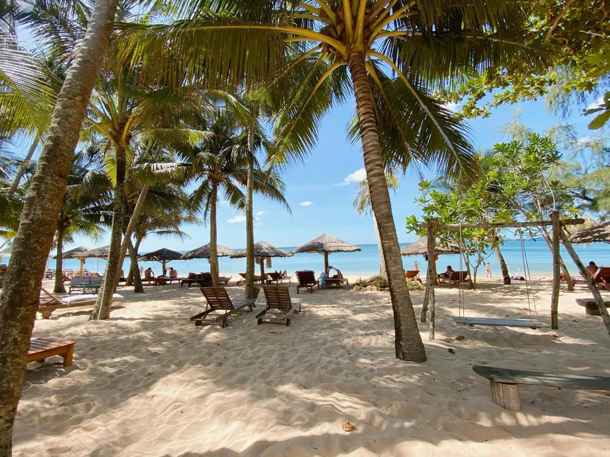 Quadruple Room with Sea View in Thanh Kieu Beach Resort Quadruple Room with Sea View in Thanh Kieu Beach Resort