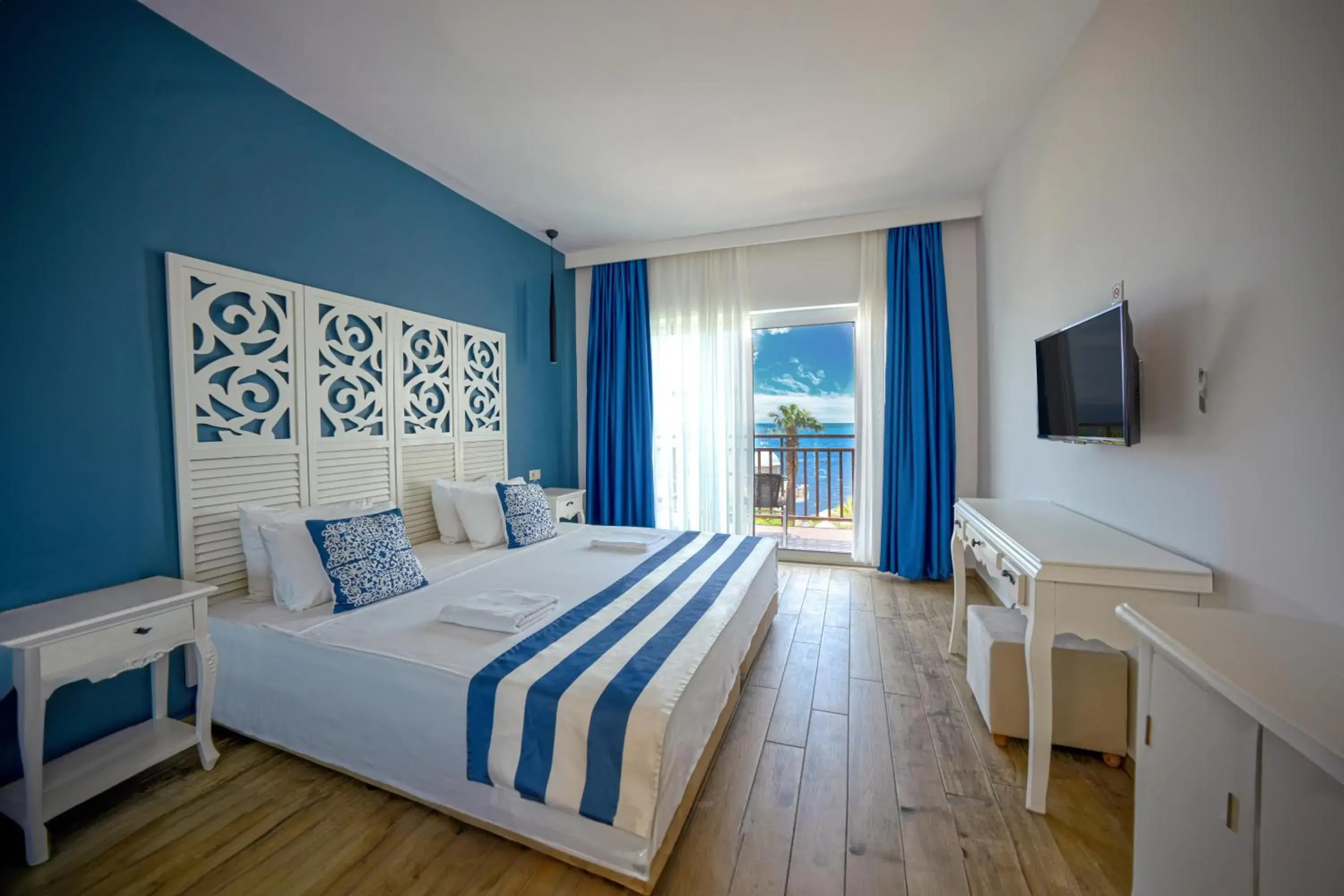 Standard Double or Twin Room with Sea View - single occupancy in Blue Dreams Resort Bodrum - Aquapark & Ultra All Inclusive Standard Double or Twin Room with Sea View - single occupancy in Blue Dreams Resort Bodrum - Aquapark & Ultra All Inclusive