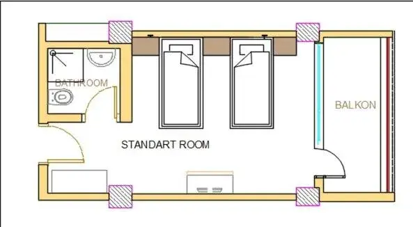 Economy Double or Twin Room in Nashira City Resort Hotel Economy Double or Twin Room in Nashira City Resort Hotel