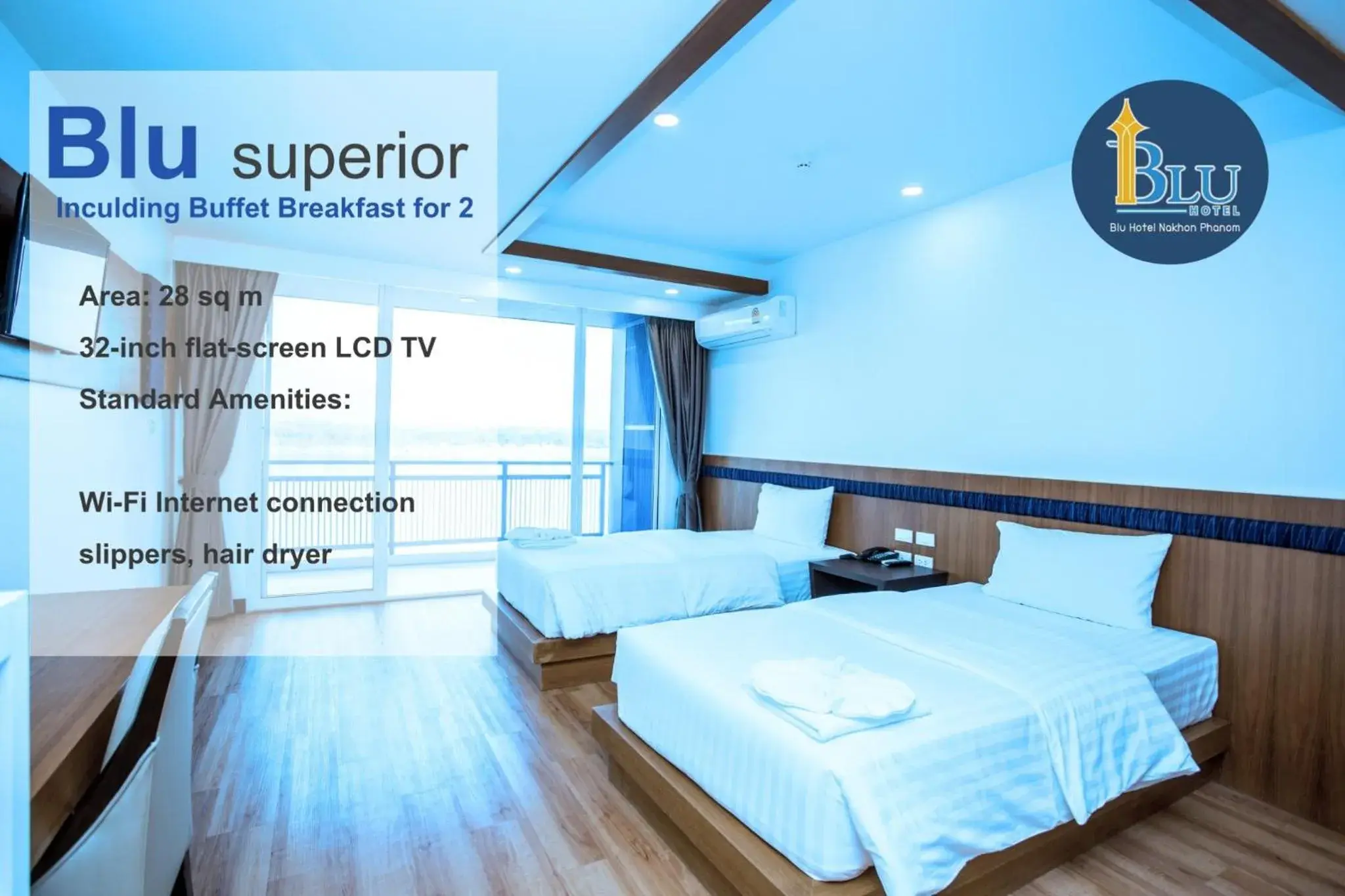 Superior Twin Room in Blu Hotel Superior Twin Room in Blu Hotel