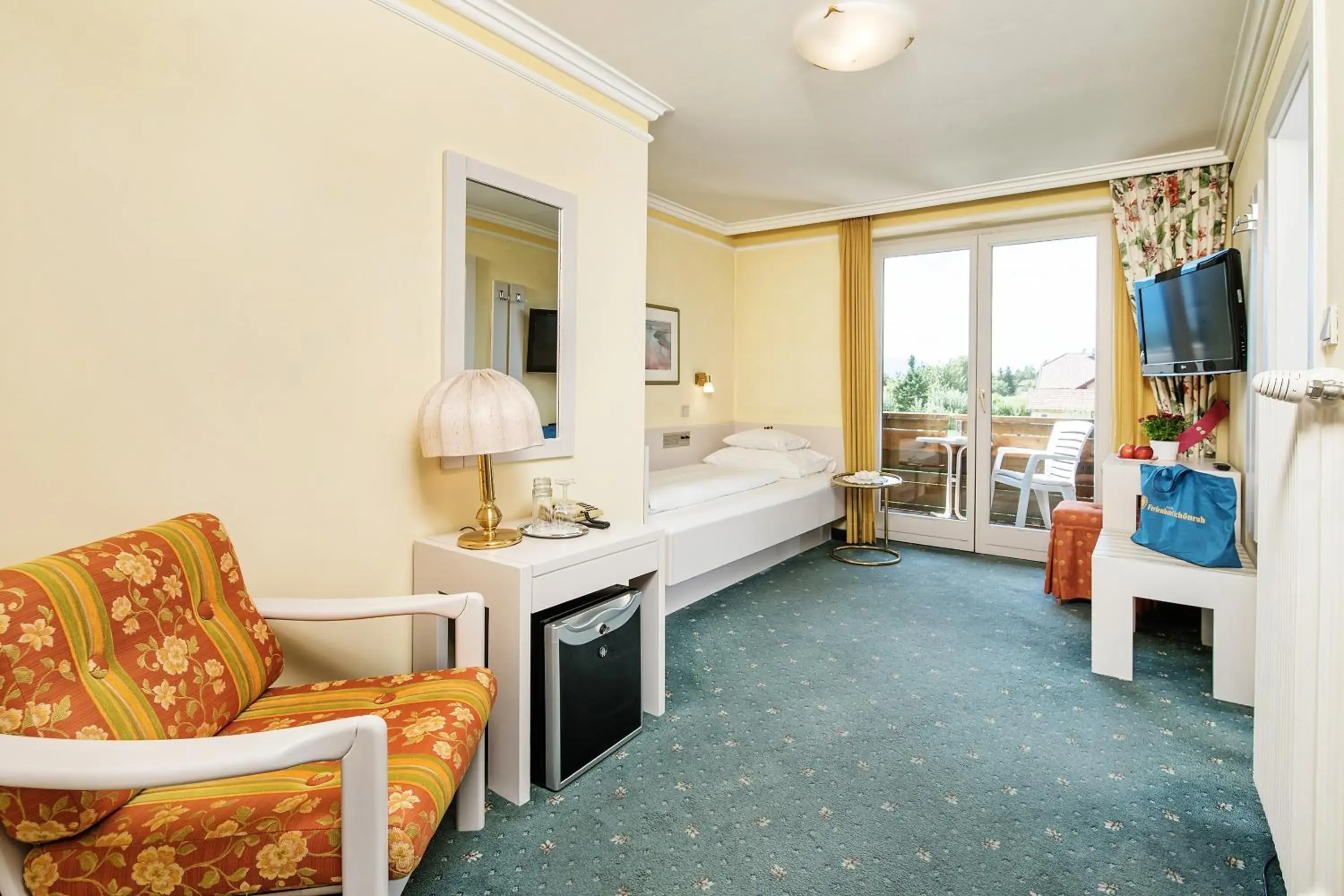 Single Room with Balcony in Hotel Schönruh Single Room with Balcony in Hotel Schönruh