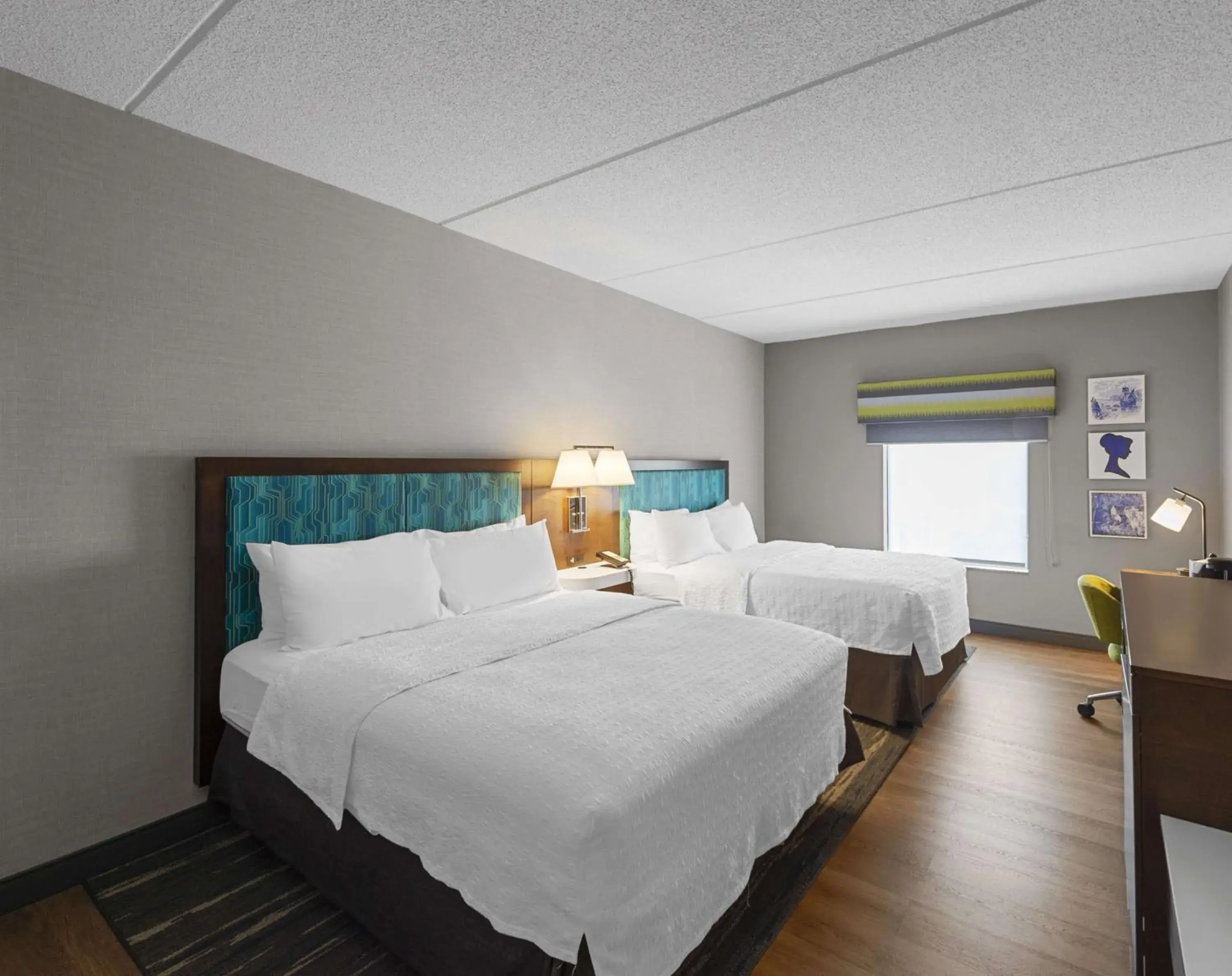 Queen Room with Two Queen Beds - Mobility Access/Non-Smoking in Hampton Inn Nanuet Queen Room with Two Queen Beds - Mobility Access/Non-Smoking in Hampton Inn Nanuet