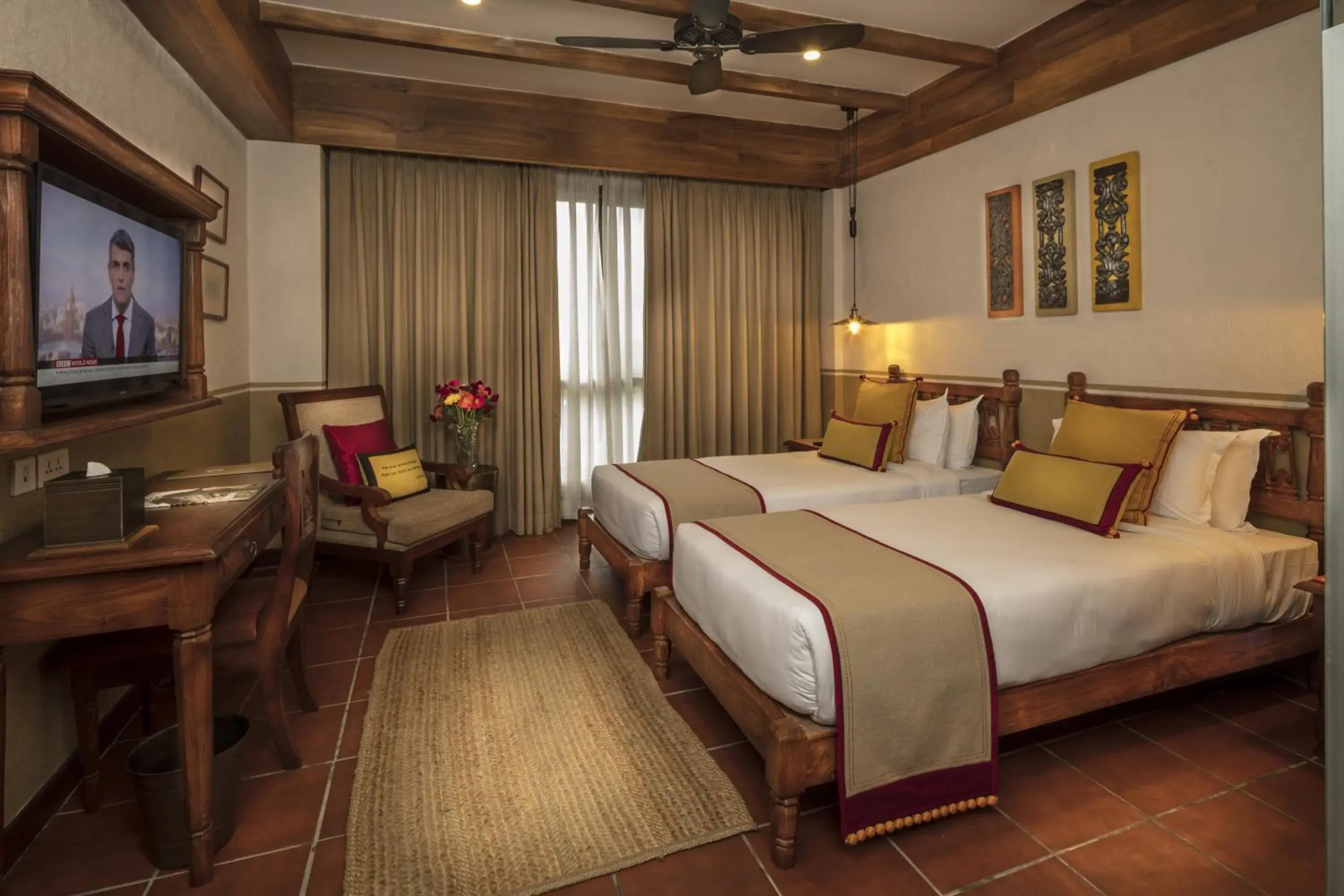 Heritage Deluxe Twin in Nepali Ghar Hotel Heritage Deluxe Twin in Nepali Ghar Hotel