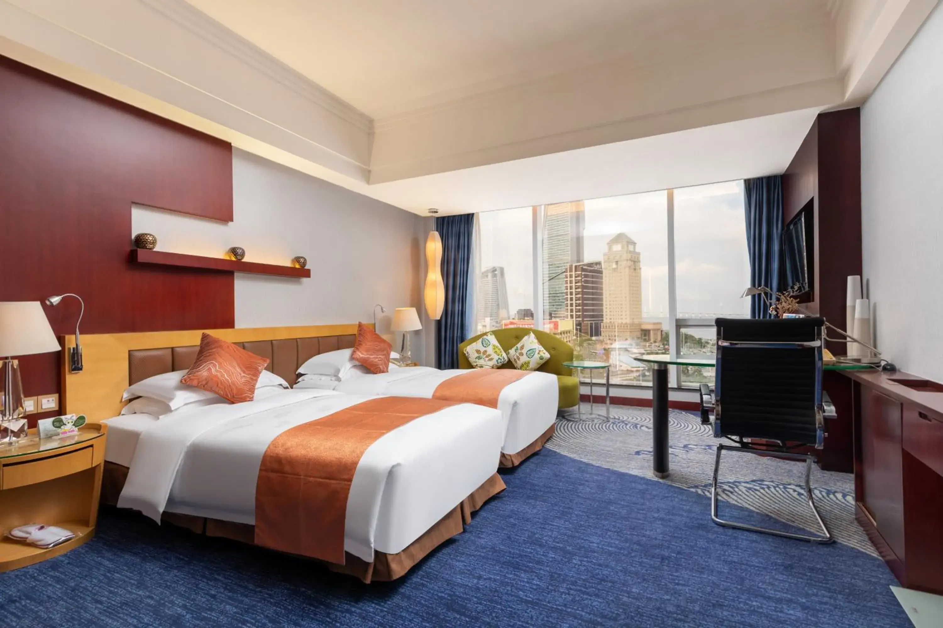 Macau Ocean View Deluxe Twin Bed Room (Free Welcome Fruit) - single occupancy in Zhuhai Charming Holiday Hotel - 24hours stay Macau Ocean View Deluxe Twin Bed Room (Free Welcome Fruit) - single occupancy in Zhuhai Charming Holiday Hotel - 24hours stay