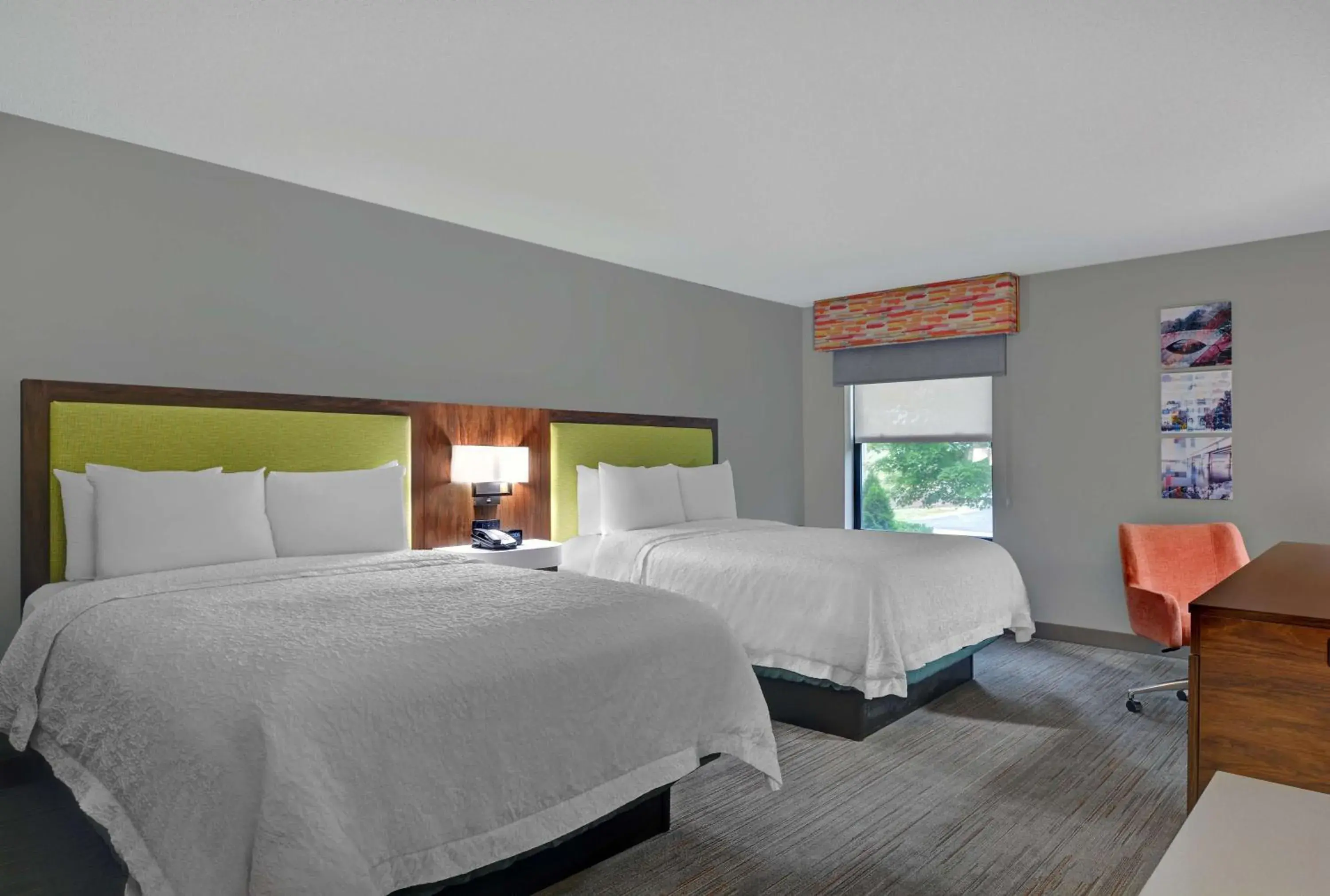 Room with Two Queen Beds - Non-Smoking in Hampton Inn Charlotte Monroe Room with Two Queen Beds - Non-Smoking in Hampton Inn Charlotte Monroe