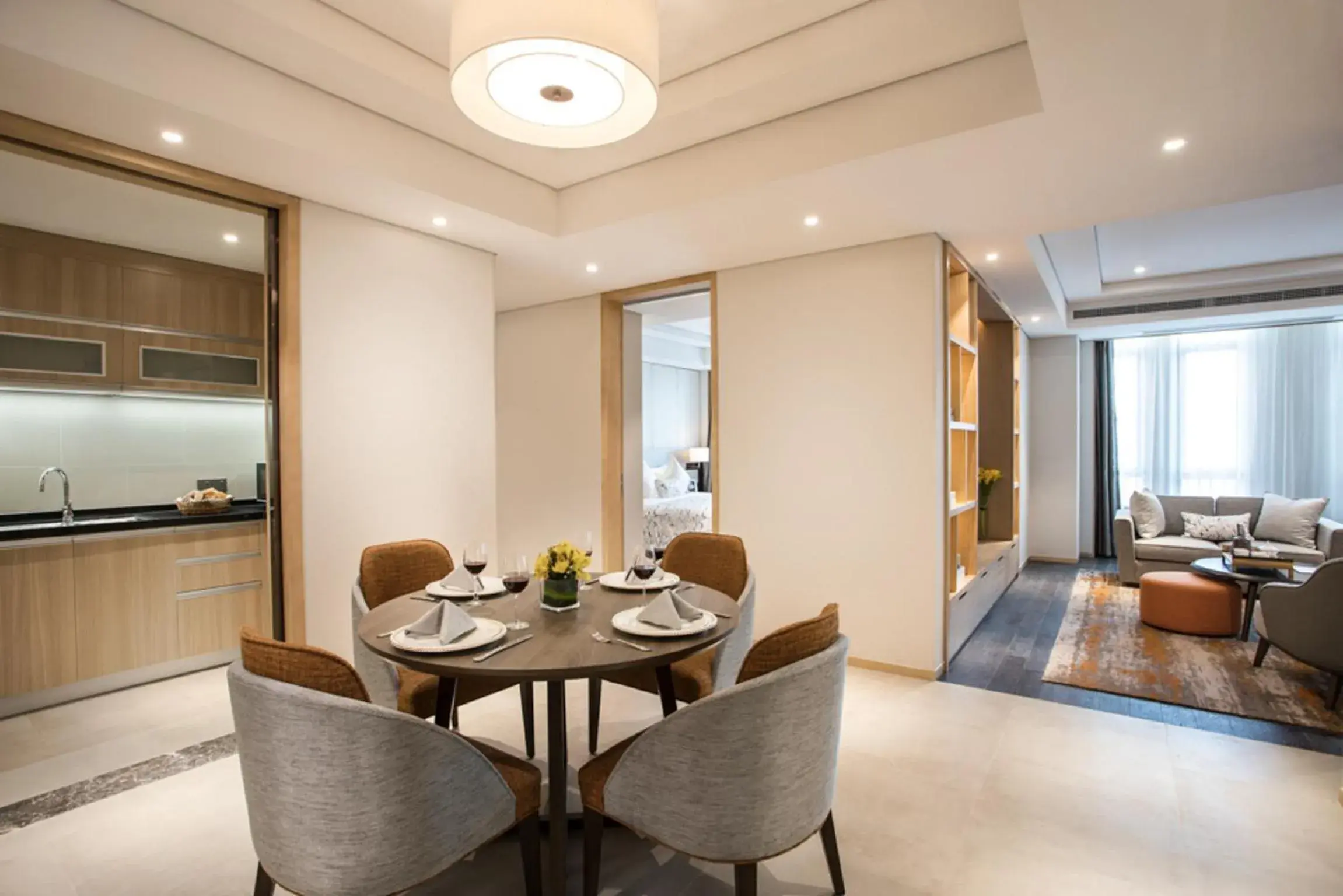 Two Bedrooms Deluxe Room in Somerset Harmony City Wuxi Two Bedrooms Deluxe Room in Somerset Harmony City Wuxi