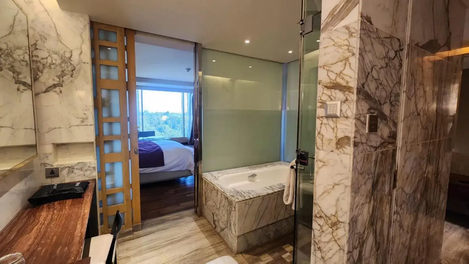 Large 1-Bedroom Suite with Lounge Access, Cocktail Hours 5PM to 7PM, 20% Spa Discount, and Guaranteed Early Check-in/Late Check-out in JW Marriott Hotel Chandigarh Large 1-Bedroom Suite with Lounge Access, Cocktail Hours 5PM to 7PM, 20% Spa Discount, and Guaranteed Early Check-in/Late Check-out in JW Marriott Hotel Chandigarh