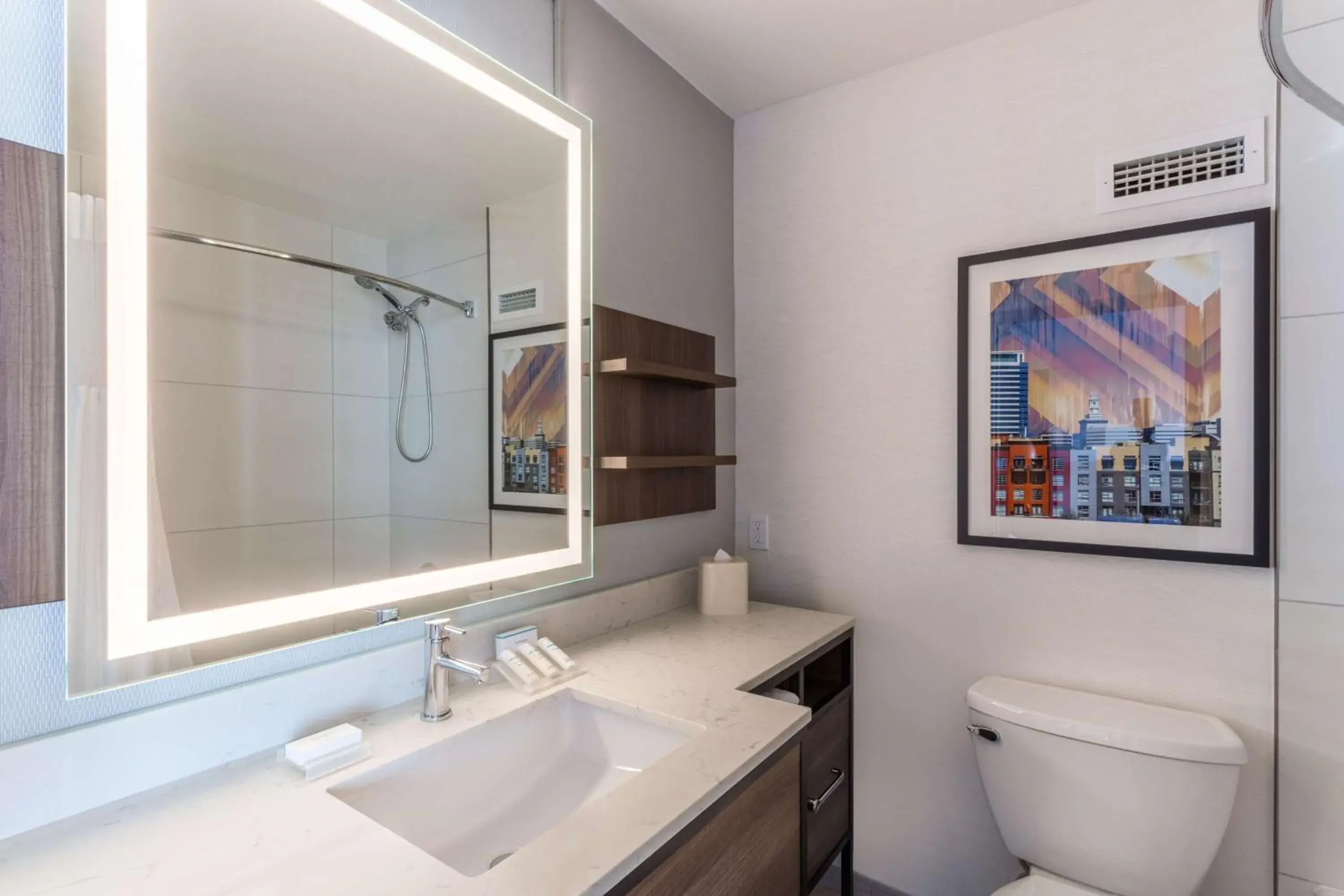 Double Room with Two Double Beds and Mountain View in Hilton Garden Inn San Francisco/Oakland Bay Bridge Double Room with Two Double Beds and Mountain View in Hilton Garden Inn San Francisco/Oakland Bay Bridge