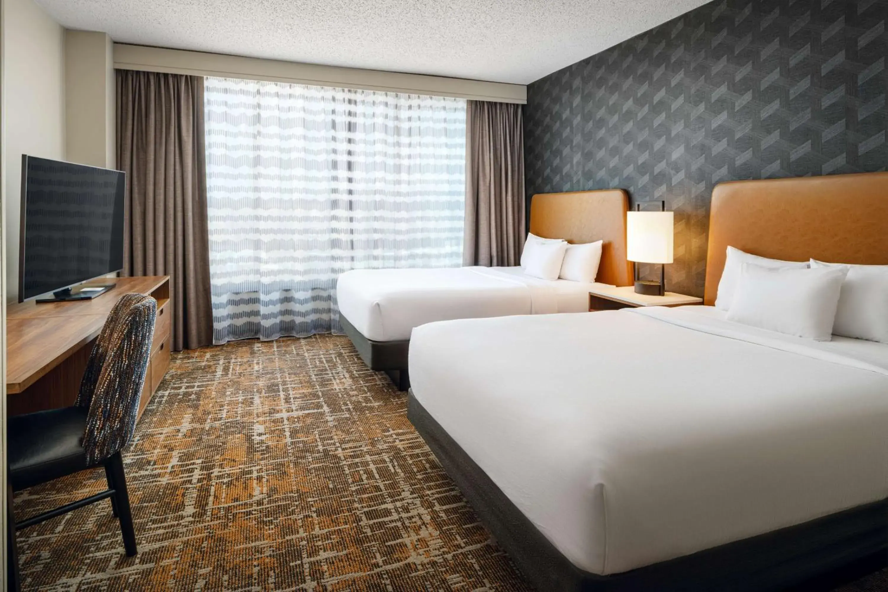 One-Bedroom Suite with Two Queen Beds - Hearing Access/Non-Smoking in Embassy Suites Huntsville One-Bedroom Suite with Two Queen Beds - Hearing Access/Non-Smoking in Embassy Suites Huntsville