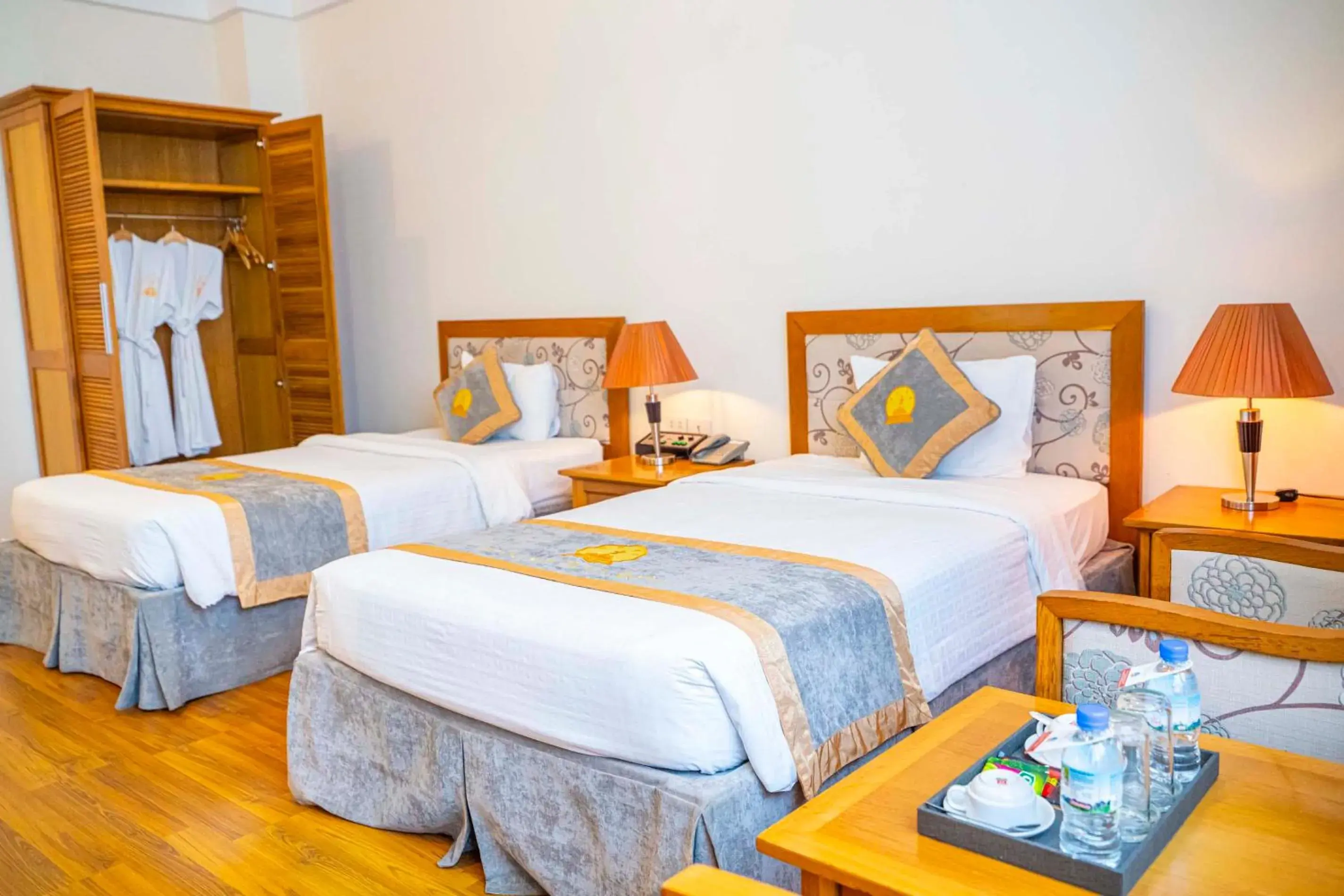 Deluxe Twin Room in Hoang Son Peace Hotel Deluxe Twin Room in Hoang Son Peace Hotel