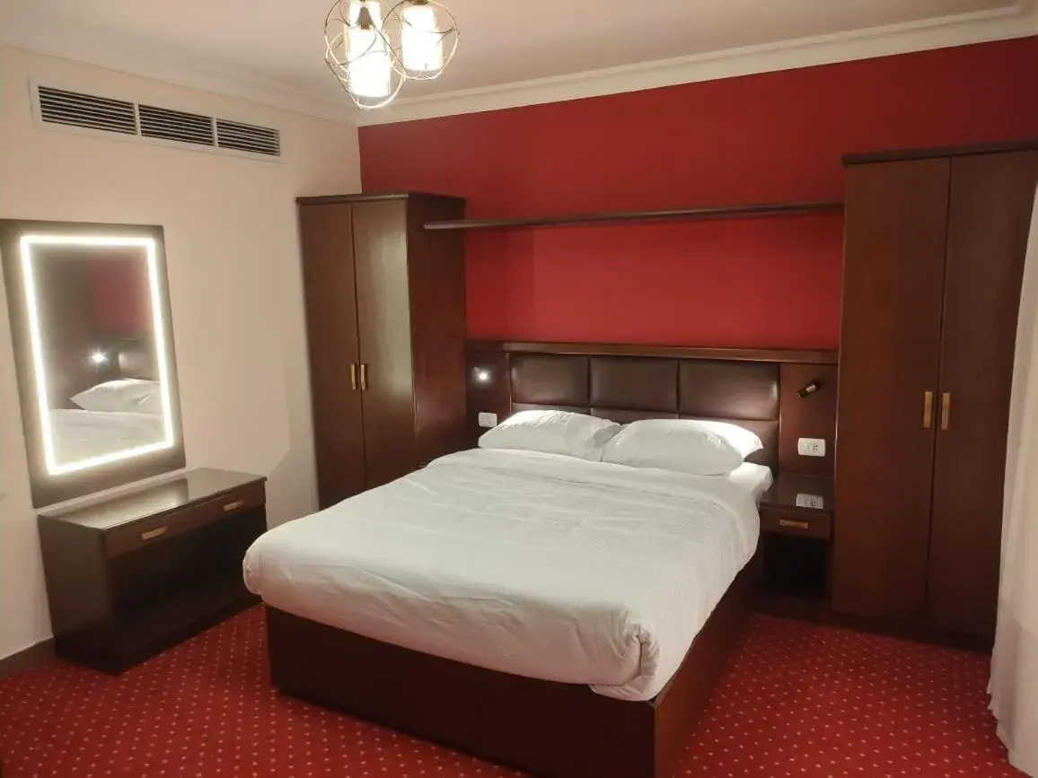 Double Room with Pool View in Monte Cairo Serviced Apartments Double Room with Pool View in Monte Cairo Serviced Apartments
