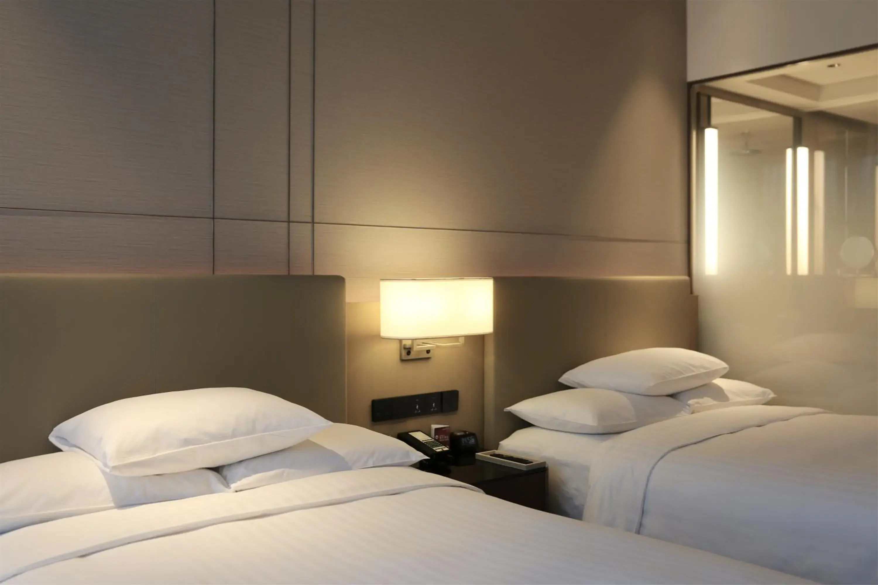 Double Room with Two Double Beds in Courtyard By Marriott Xi'an North Double Room with Two Double Beds in Courtyard By Marriott Xi'an North