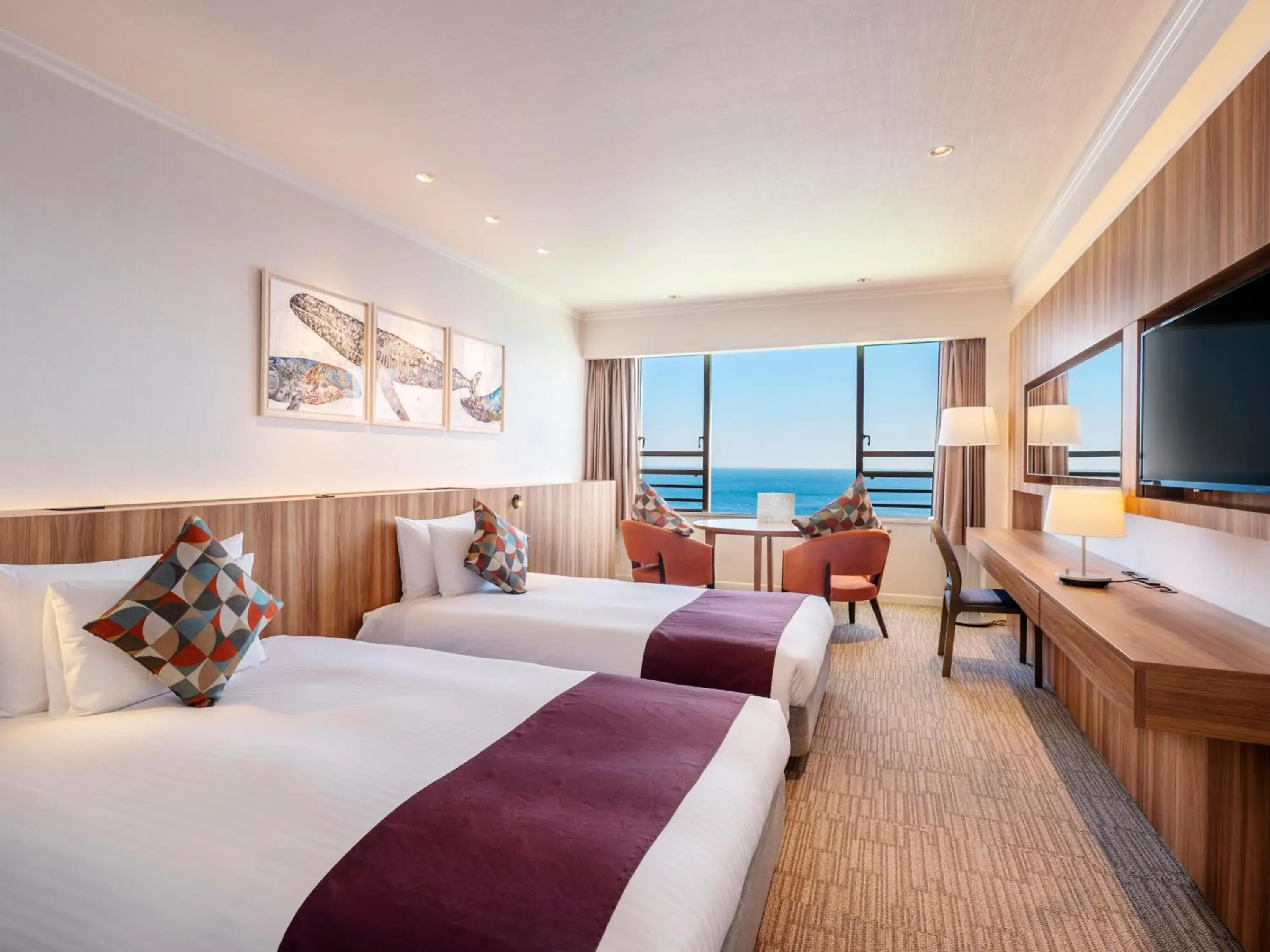 HORIZON Deluxe Twin Room - single occupancy - Non-Smoking in Hotel New Akao HORIZON Deluxe Twin Room - single occupancy - Non-Smoking in Hotel New Akao