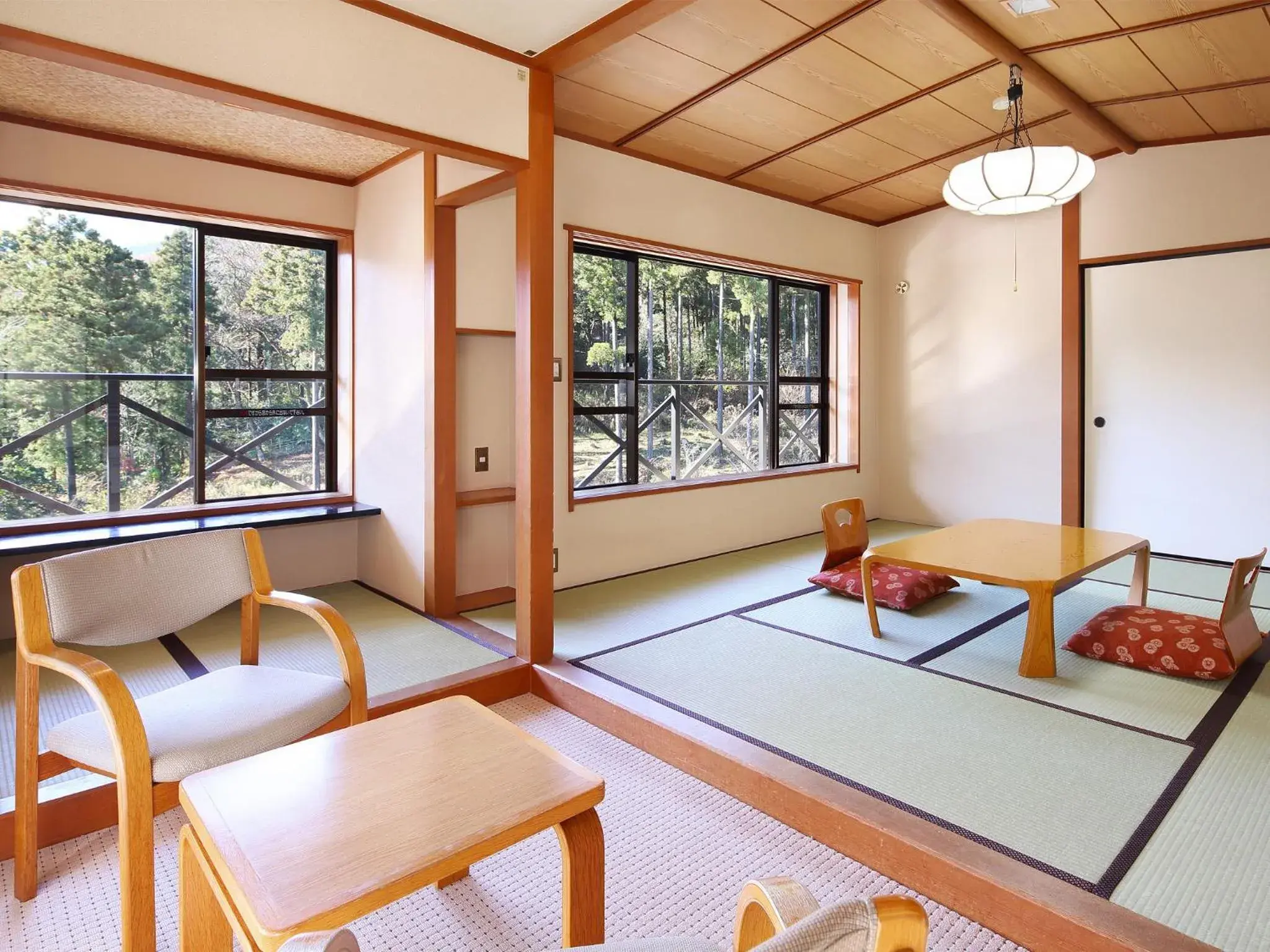Quadruple Room with Garden View in Hakonenomori Okada Quadruple Room with Garden View in Hakonenomori Okada