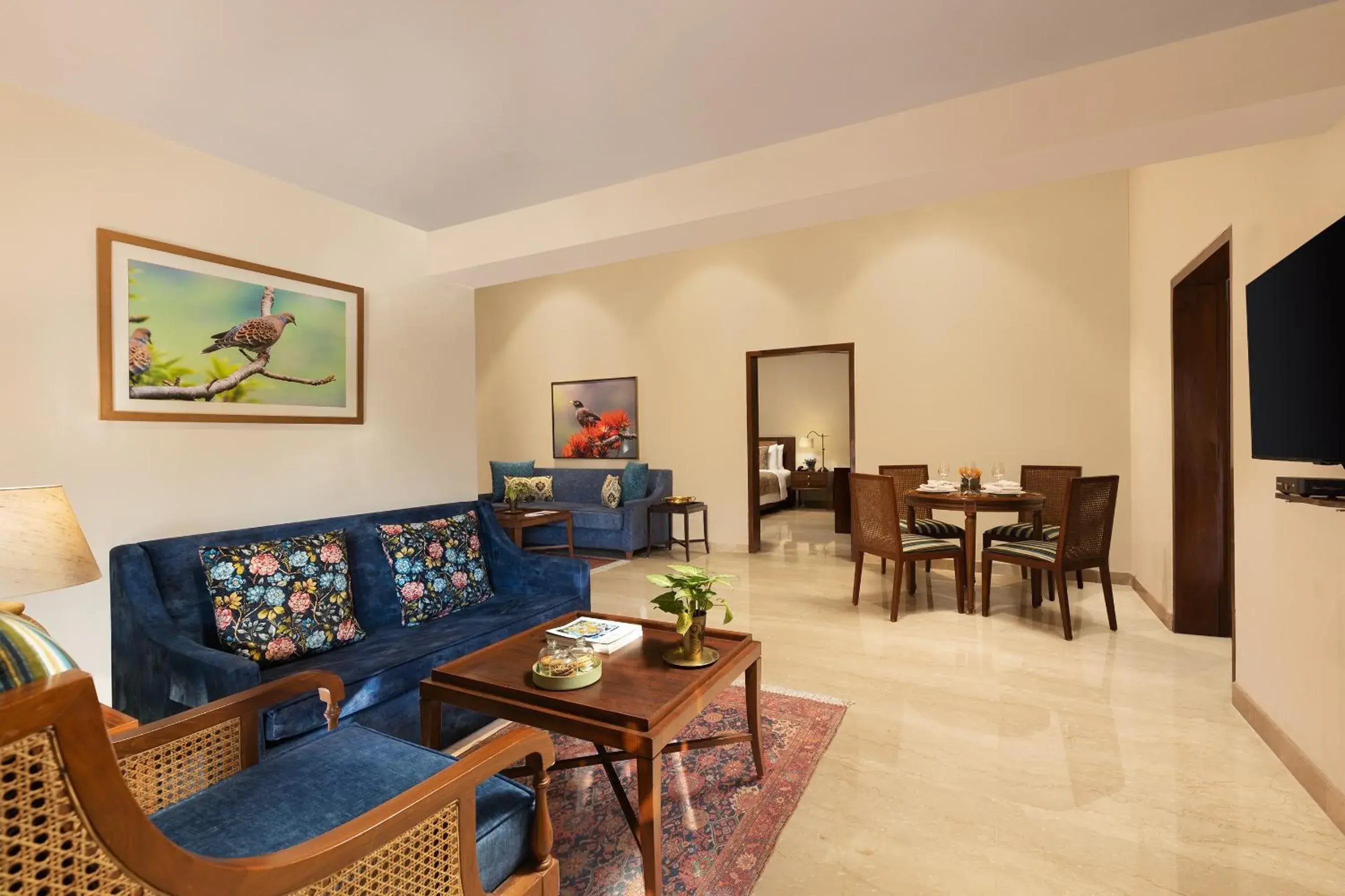 Corbett Suite King Bed Garden & Pool View - single occupancy in Taj Corbett Resort and Spa Uttarakhand Corbett Suite King Bed Garden & Pool View - single occupancy in Taj Corbett Resort and Spa Uttarakhand