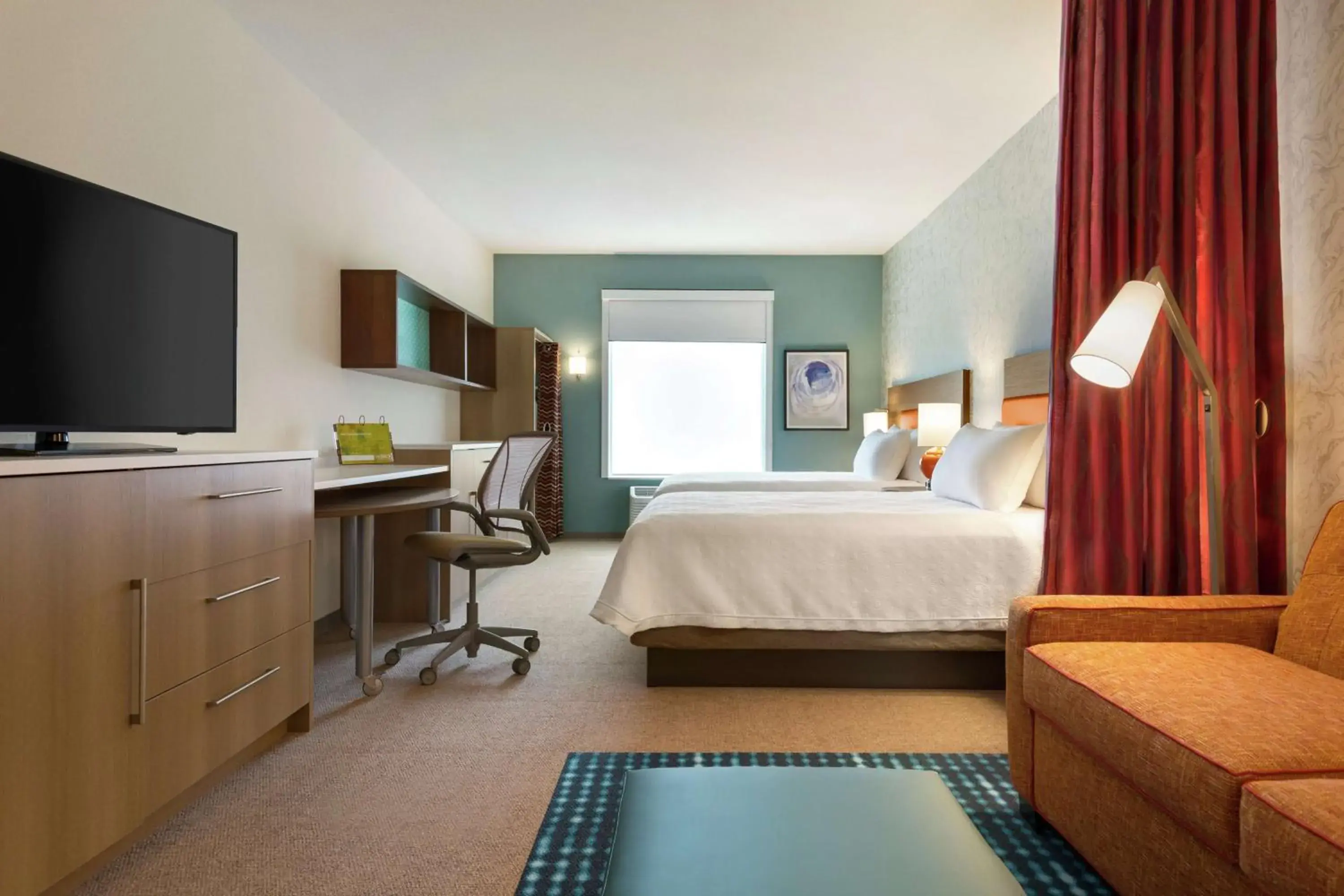 Studio Suite with Two Queen Beds - Hearing Access/Non-Smoking in Home2 Suites By Hilton Frederick Studio Suite with Two Queen Beds - Hearing Access/Non-Smoking in Home2 Suites By Hilton Frederick