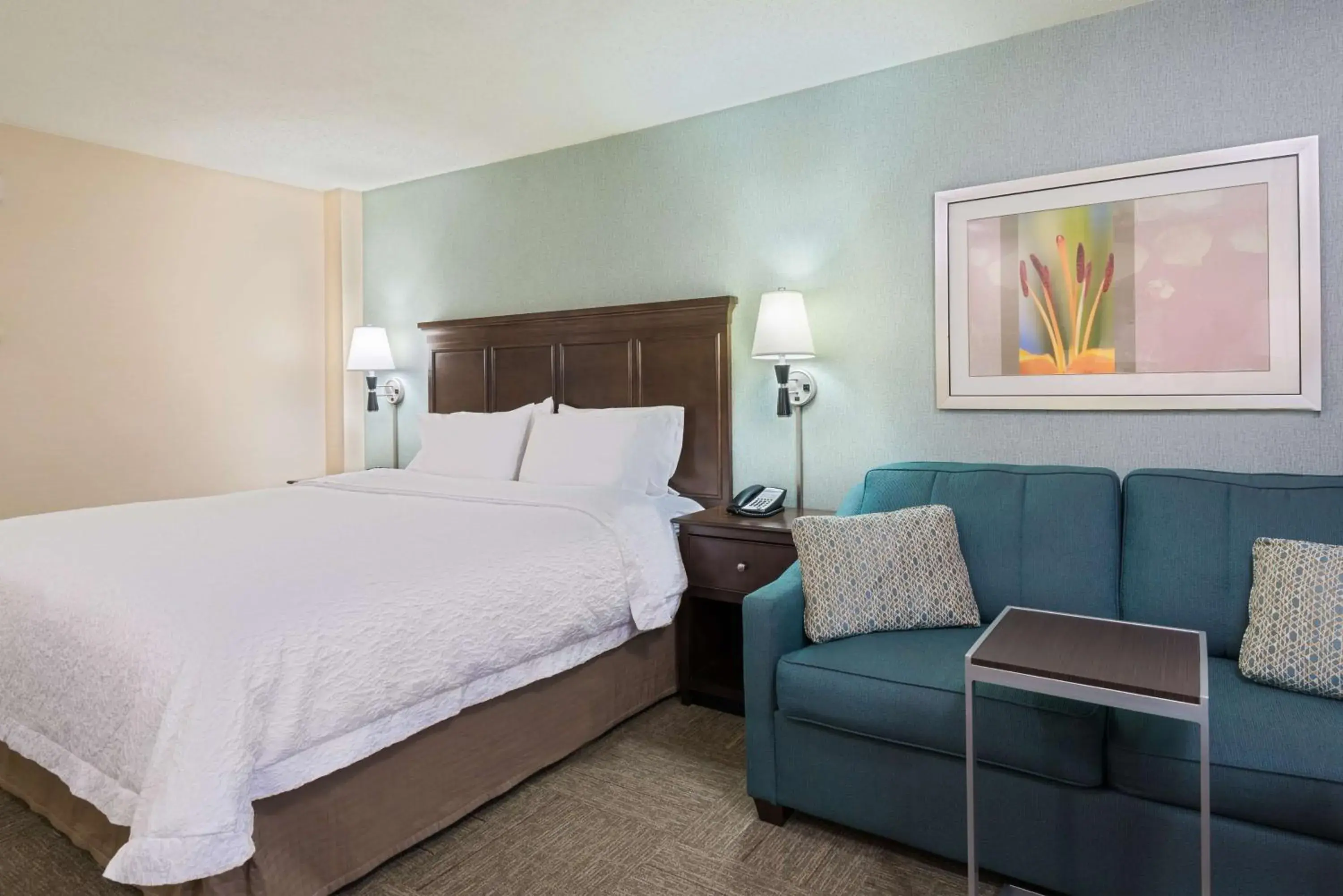 Premium King Room with Sofa Bed - Non-Smoking in Hampton Inn White Plains/Tarrytown Premium King Room with Sofa Bed - Non-Smoking in Hampton Inn White Plains/Tarrytown