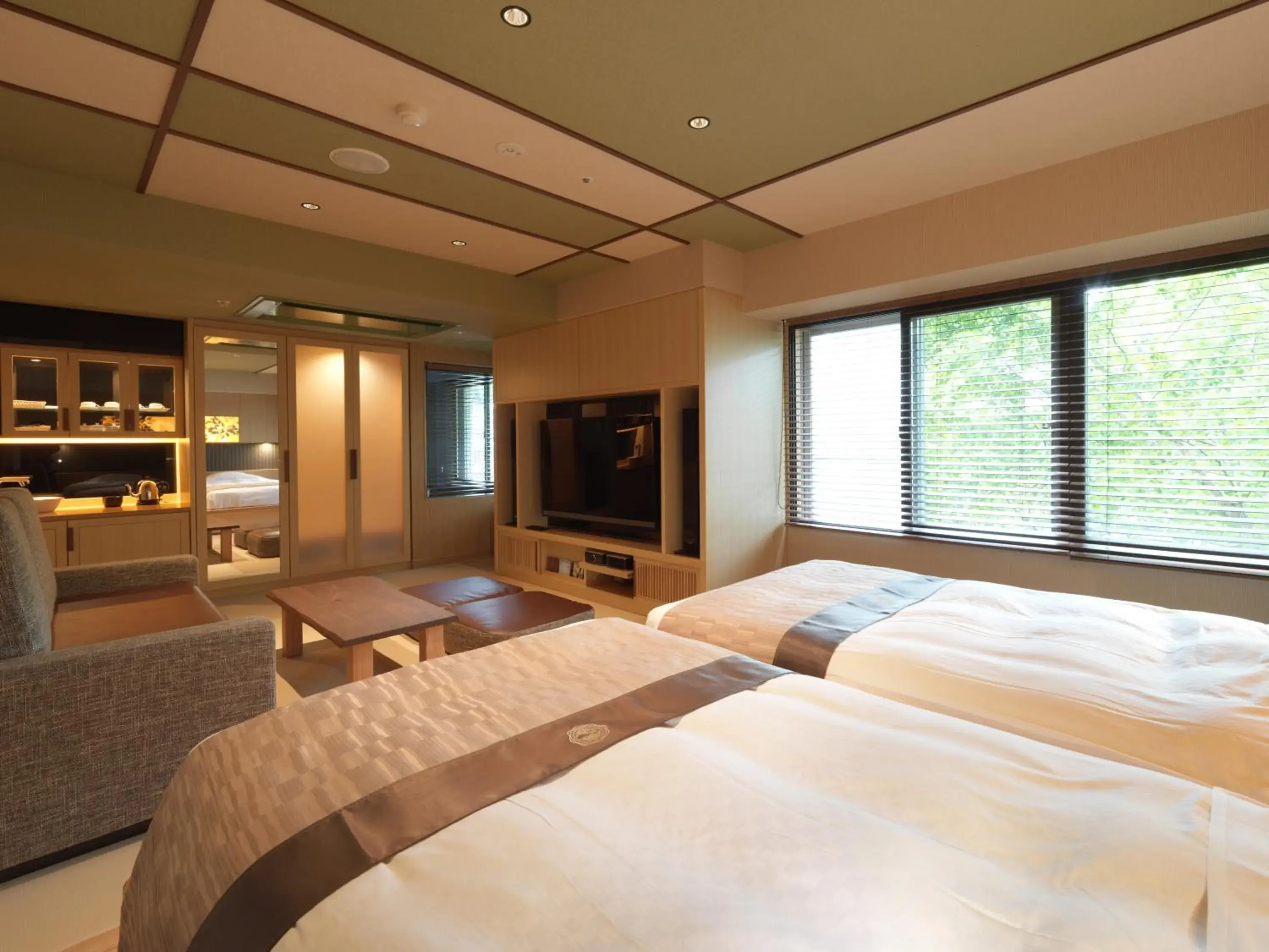 Room with Tatami Area and Jet Bath - Buffet Breakfast + Buffet Dinner Included - Non-Smoking in Akan Yuku no Sato Tsuruga Room with Tatami Area and Jet Bath - Buffet Breakfast + Buffet Dinner Included - Non-Smoking in Akan Yuku no Sato Tsuruga
