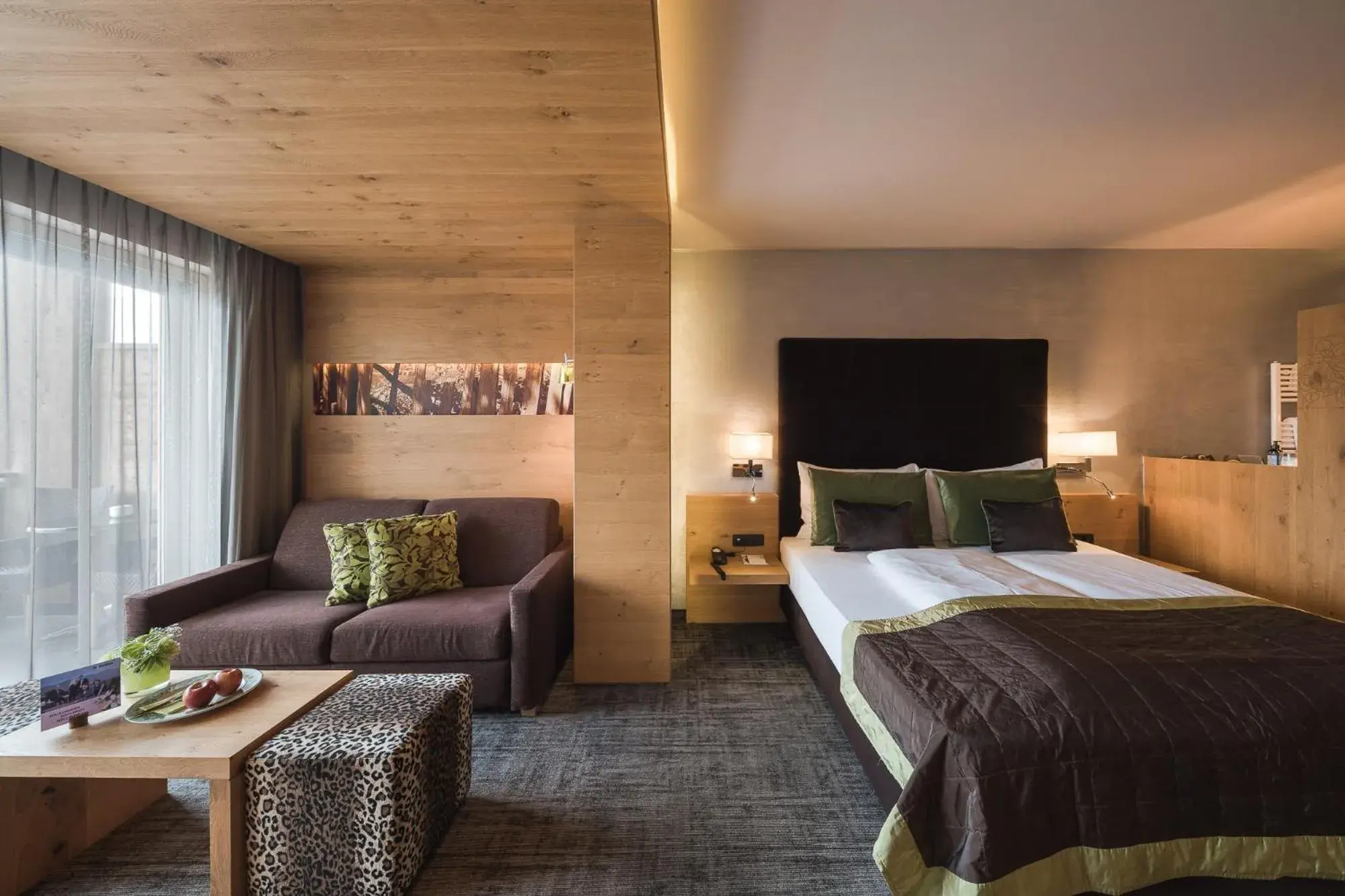 Deluxe Double Room with Balcony - single occupancy in La Maiena Meran Resort Deluxe Double Room with Balcony - single occupancy in La Maiena Meran Resort