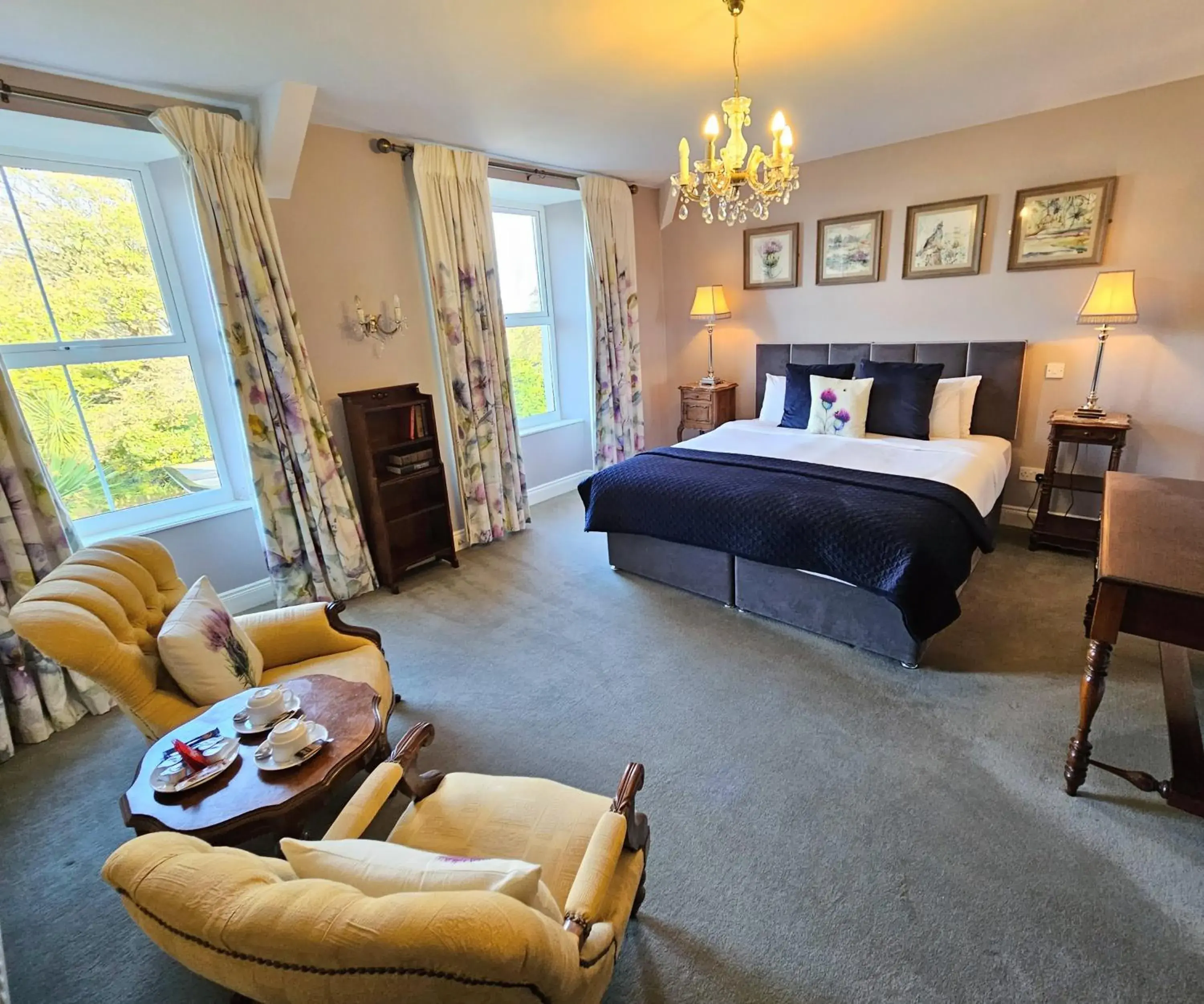 Deluxe Double Room with Sea View in The Glenbeigh Hotel Deluxe Double Room with Sea View in The Glenbeigh Hotel