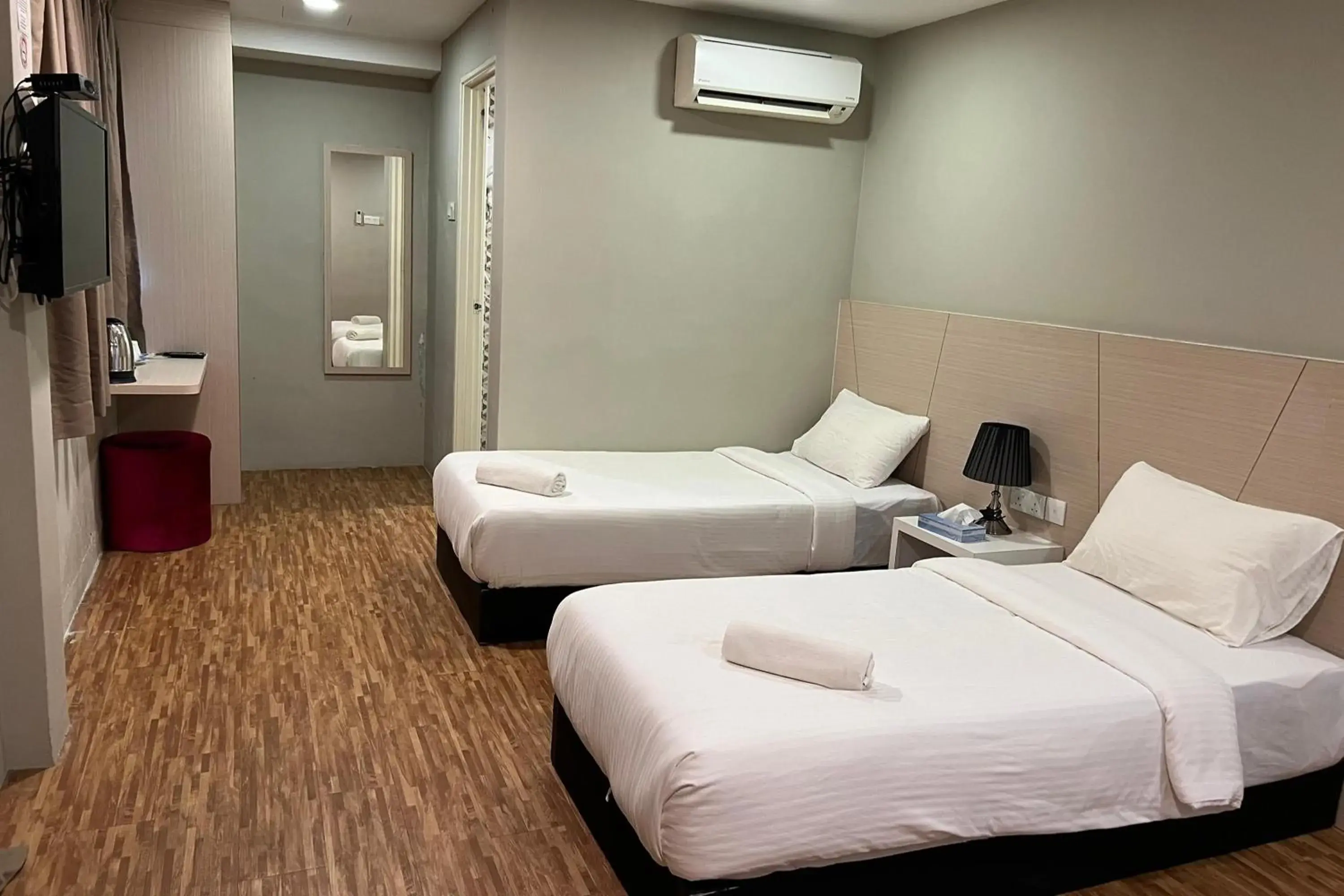 Deluxe Twin Room in Princess Hotel Pontian Deluxe Twin Room in Princess Hotel Pontian