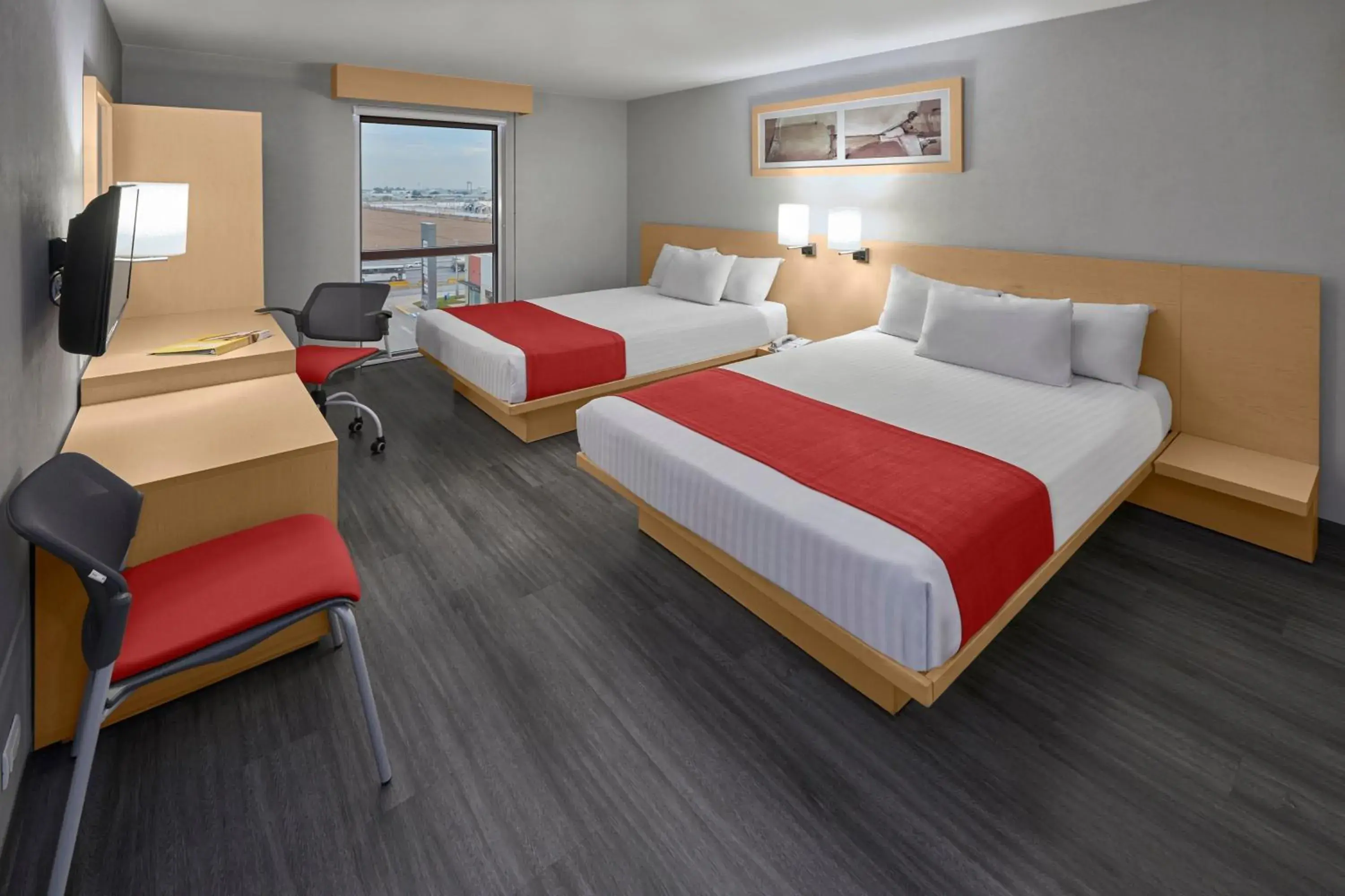 Double Room with Two Double Beds in City Express by Marriott Torreon Double Room with Two Double Beds in City Express by Marriott Torreon
