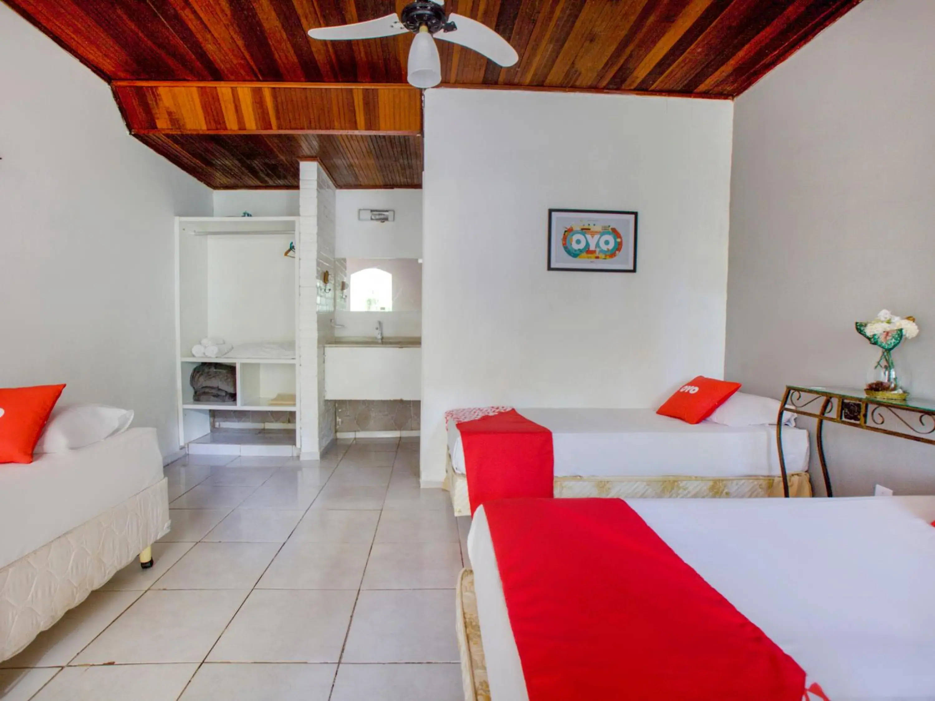 Standard Quadruple Room in Pousada Recanto Shangri-la Standard Quadruple Room in Pousada Recanto Shangri-la