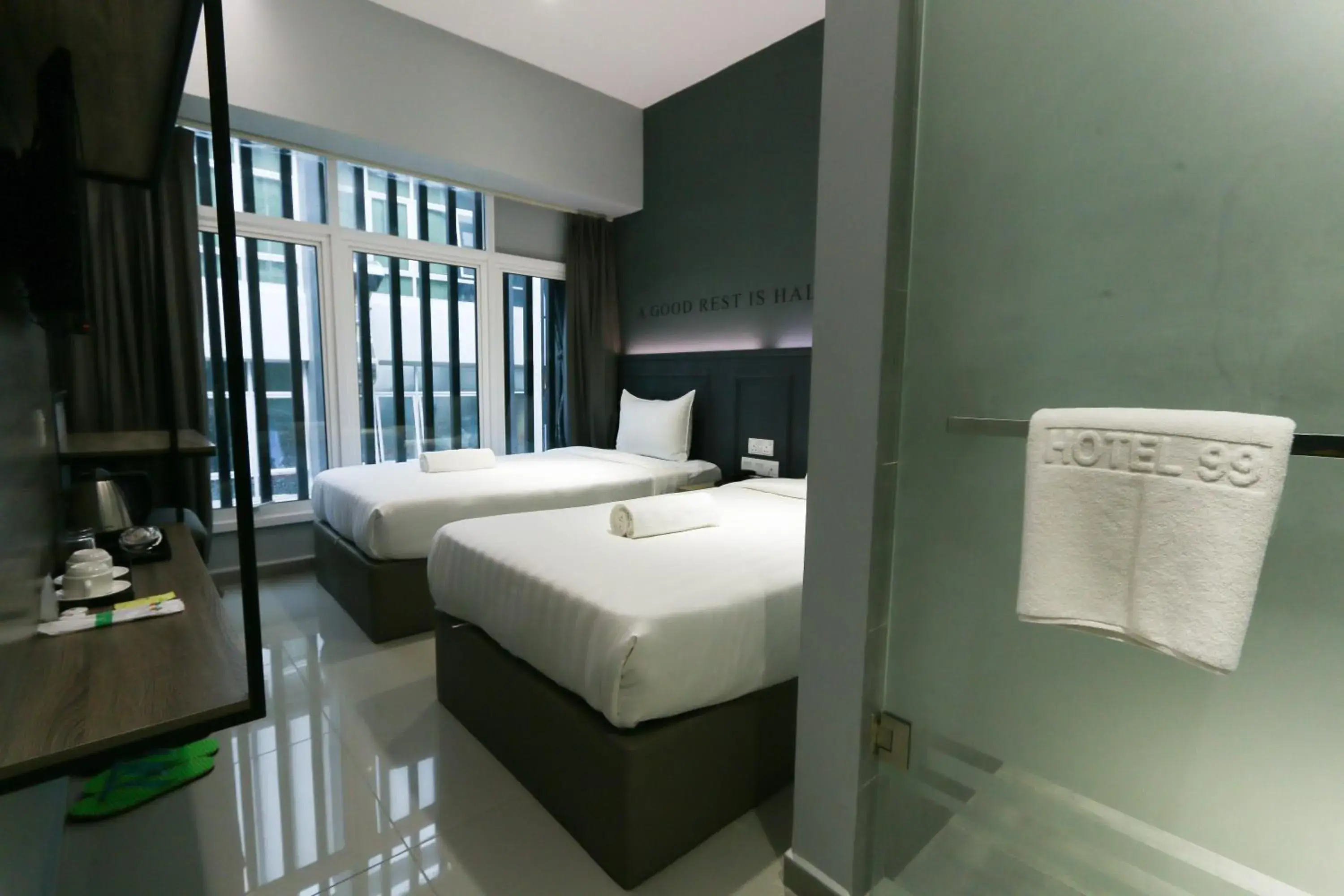 Twin Room with View in Hotel 99 Sri Petaling (Bukit Jalil) Twin Room with View in Hotel 99 Sri Petaling (Bukit Jalil)