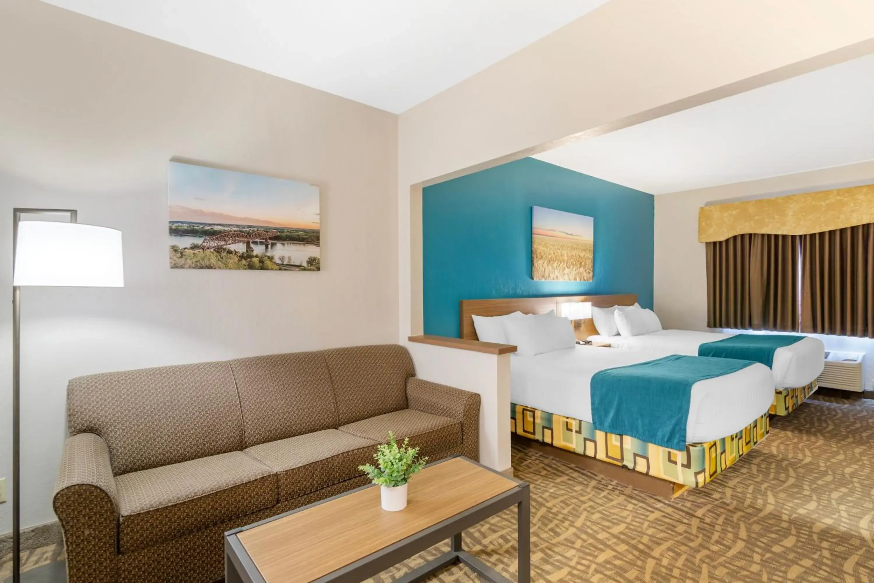 Queen Suite with Two Queen Beds in EverSpring Suites Queen Suite with Two Queen Beds in EverSpring Suites