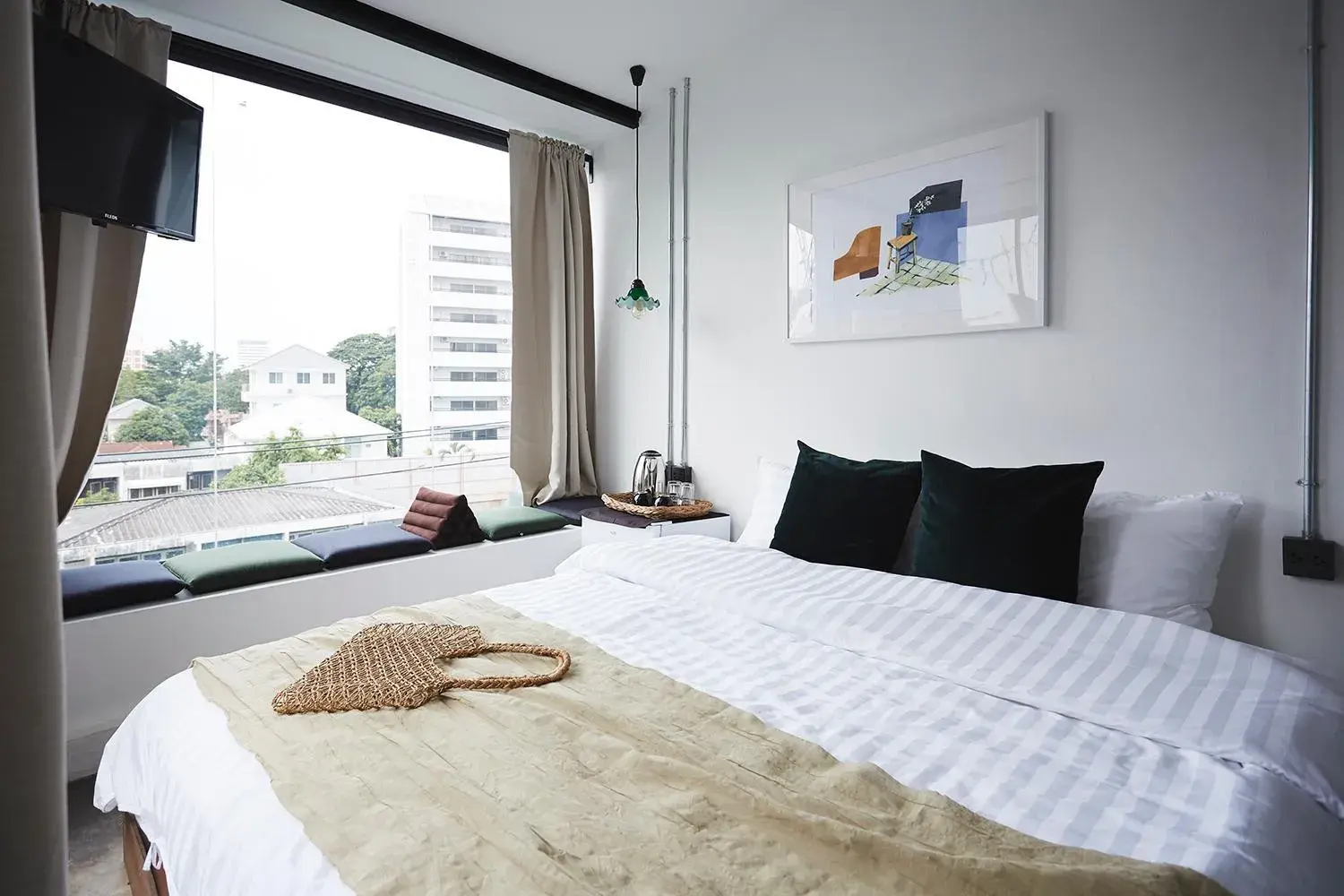 Deluxe Single Room with Balcony in Ob-Oon Boutique Bed & Breakfast Deluxe Single Room with Balcony in Ob-Oon Boutique Bed & Breakfast