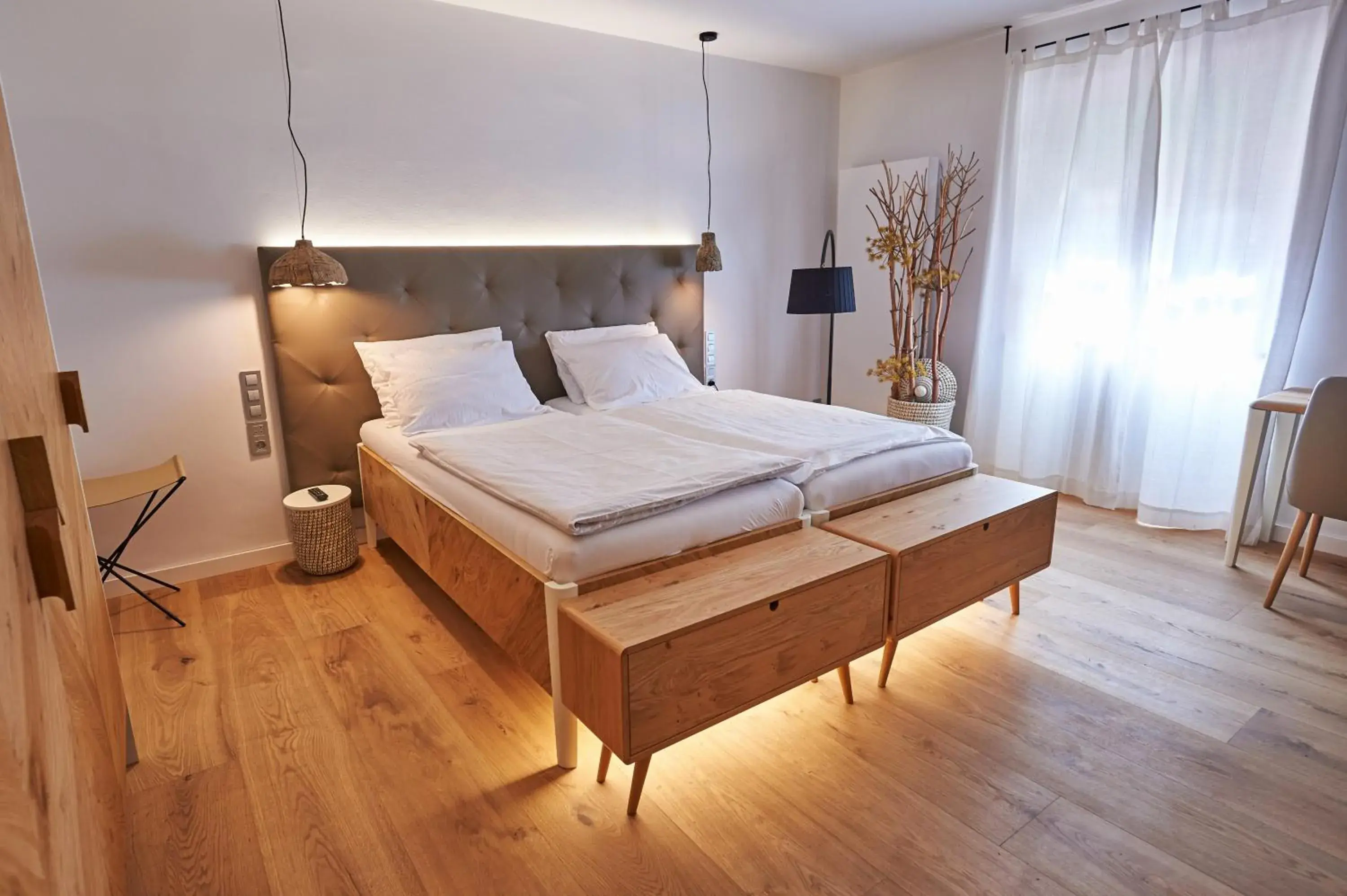 Double Room with Balcony and Waterfall View in Hotel Plesnik Logarska Dolina Double Room with Balcony and Waterfall View in Hotel Plesnik Logarska Dolina