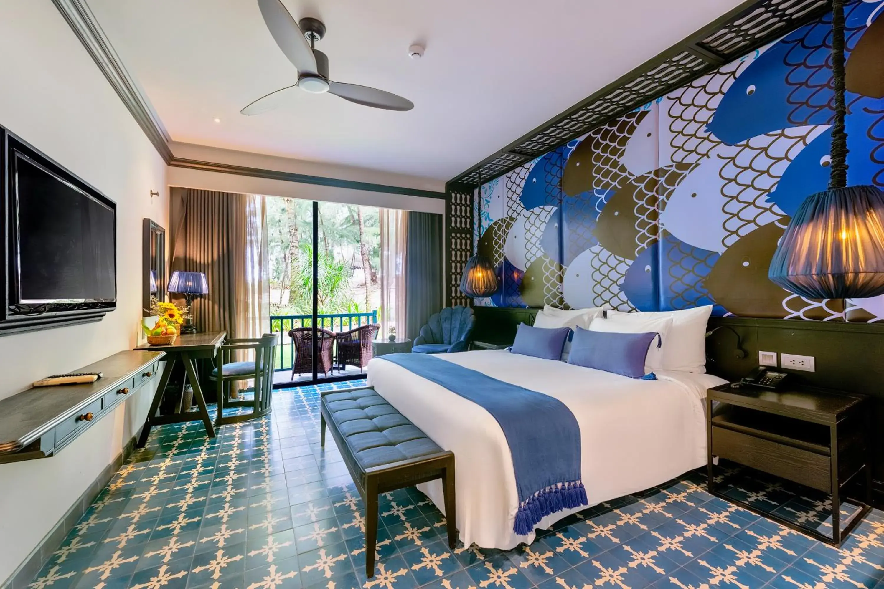 Deluxe Double or Twin Room with Garden View in Sol An Bang Beach Resort & Spa Deluxe Double or Twin Room with Garden View in Sol An Bang Beach Resort & Spa
