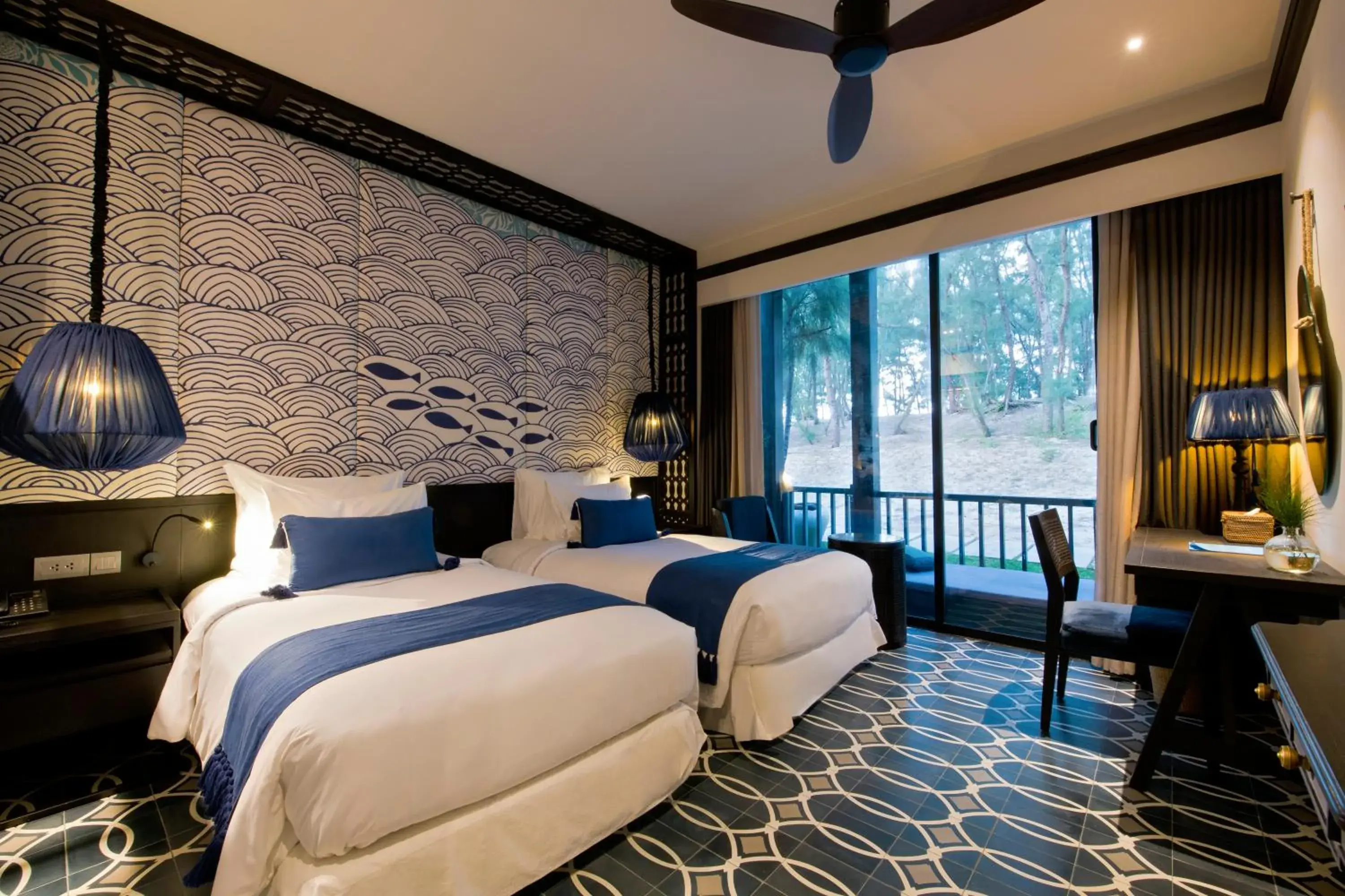 Deluxe Double or Twin Room with Garden View in Sol An Bang Beach Resort & Spa Deluxe Double or Twin Room with Garden View in Sol An Bang Beach Resort & Spa