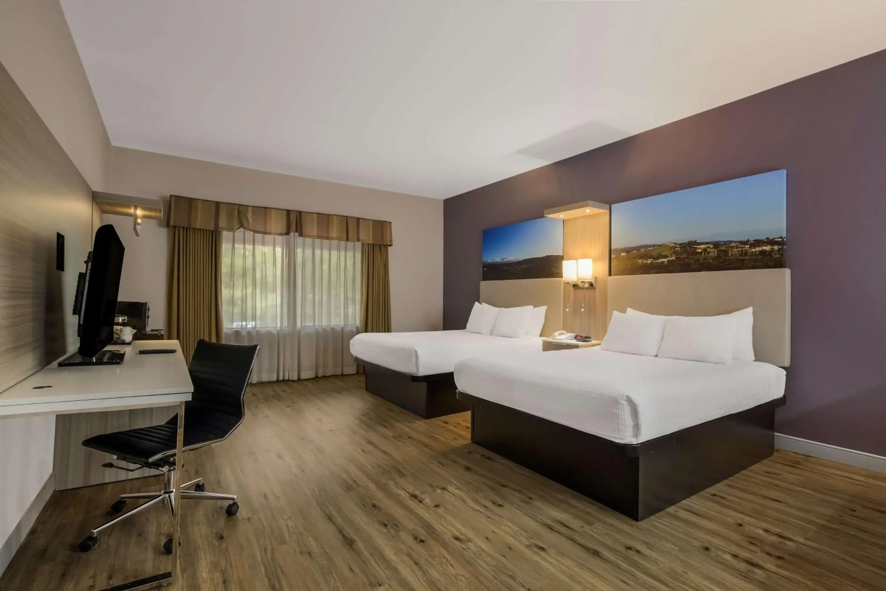 Queen Room with Two Queen Beds and Walk-In Shower - Disability Access/Non-Smoking in Best Western Diamond Bar Hotel & Suites Queen Room with Two Queen Beds and Walk-In Shower - Disability Access/Non-Smoking in Best Western Diamond Bar Hotel & Suites