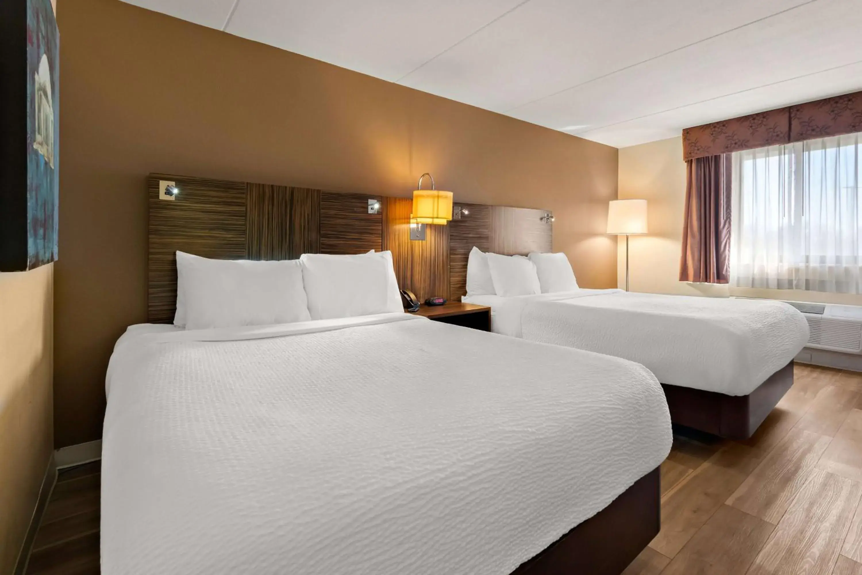 Queen Room with Two Queen Beds - Non-Smoking in Ramada by Wyndham Harrisburg/Hershey Area Queen Room with Two Queen Beds - Non-Smoking in Ramada by Wyndham Harrisburg/Hershey Area