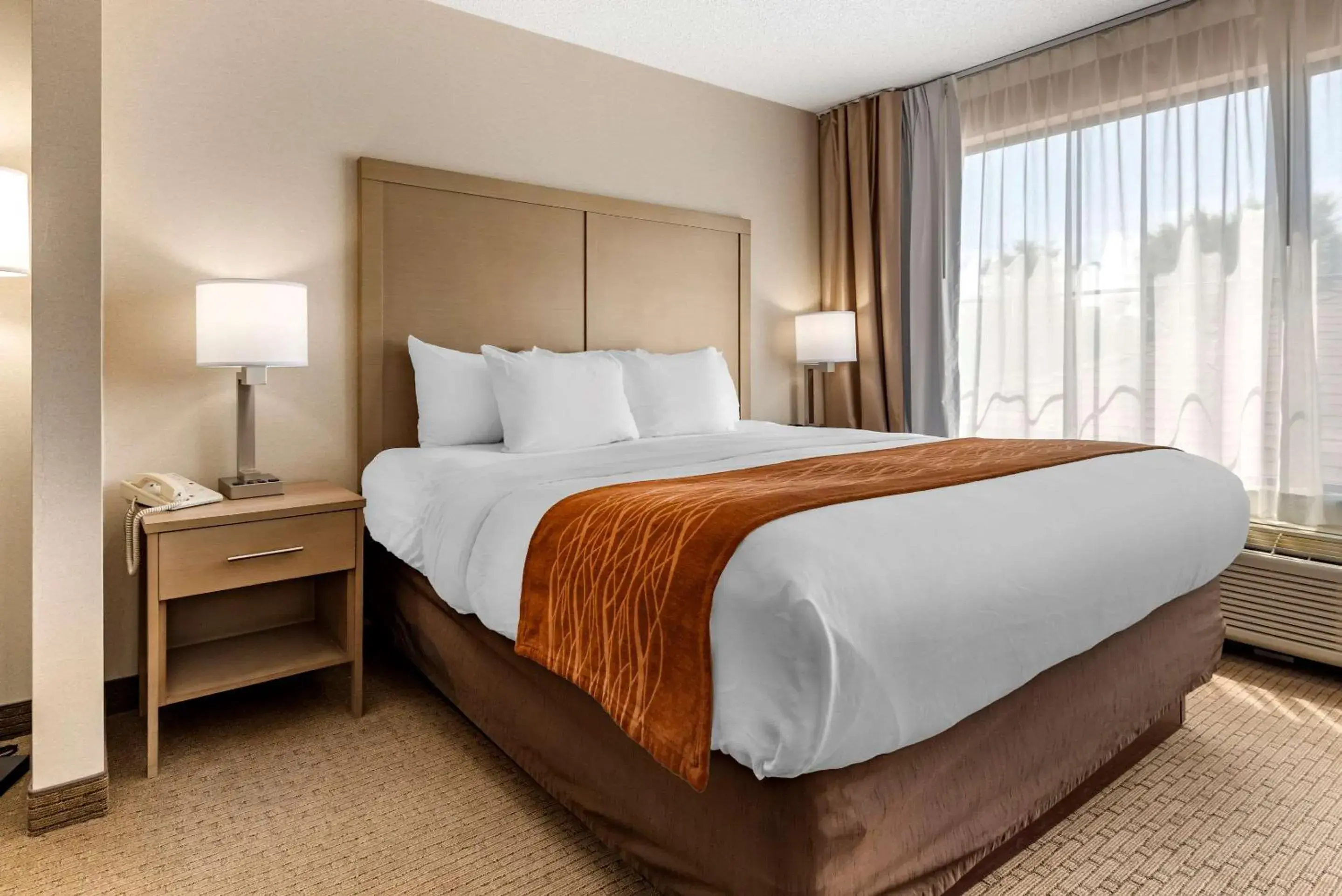 King Suite with Queen Bed and Sofa Bed- Non-Smoking in Comfort Inn & Suites Farmington - Victor King Suite with Queen Bed and Sofa Bed- Non-Smoking in Comfort Inn & Suites Farmington - Victor