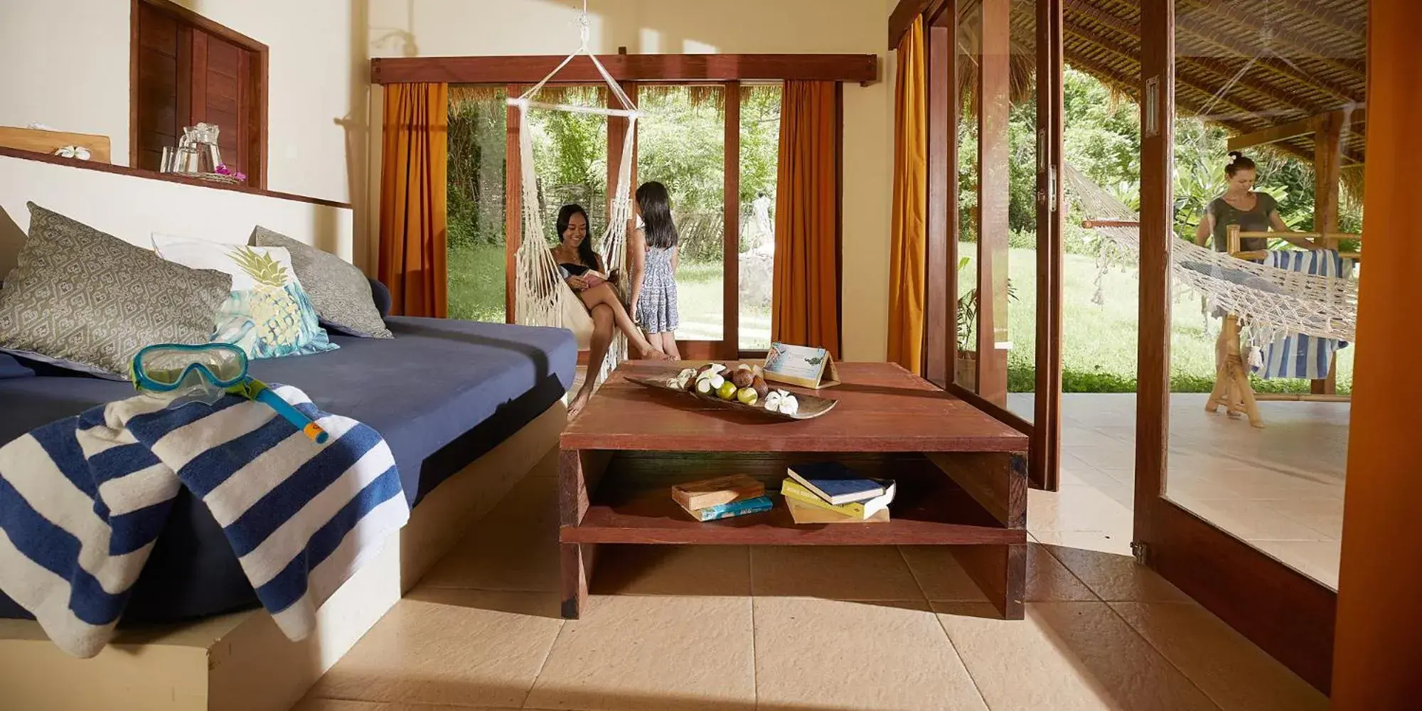 Villa with Garden View with Free Return Boat from Kores Harbor to Gili Asahan (Based on Schedule) in Pearl Beach Resort Gili Asahan Villa with Garden View with Free Return Boat from Kores Harbor to Gili Asahan (Based on Schedule) in Pearl Beach Resort Gili Asahan