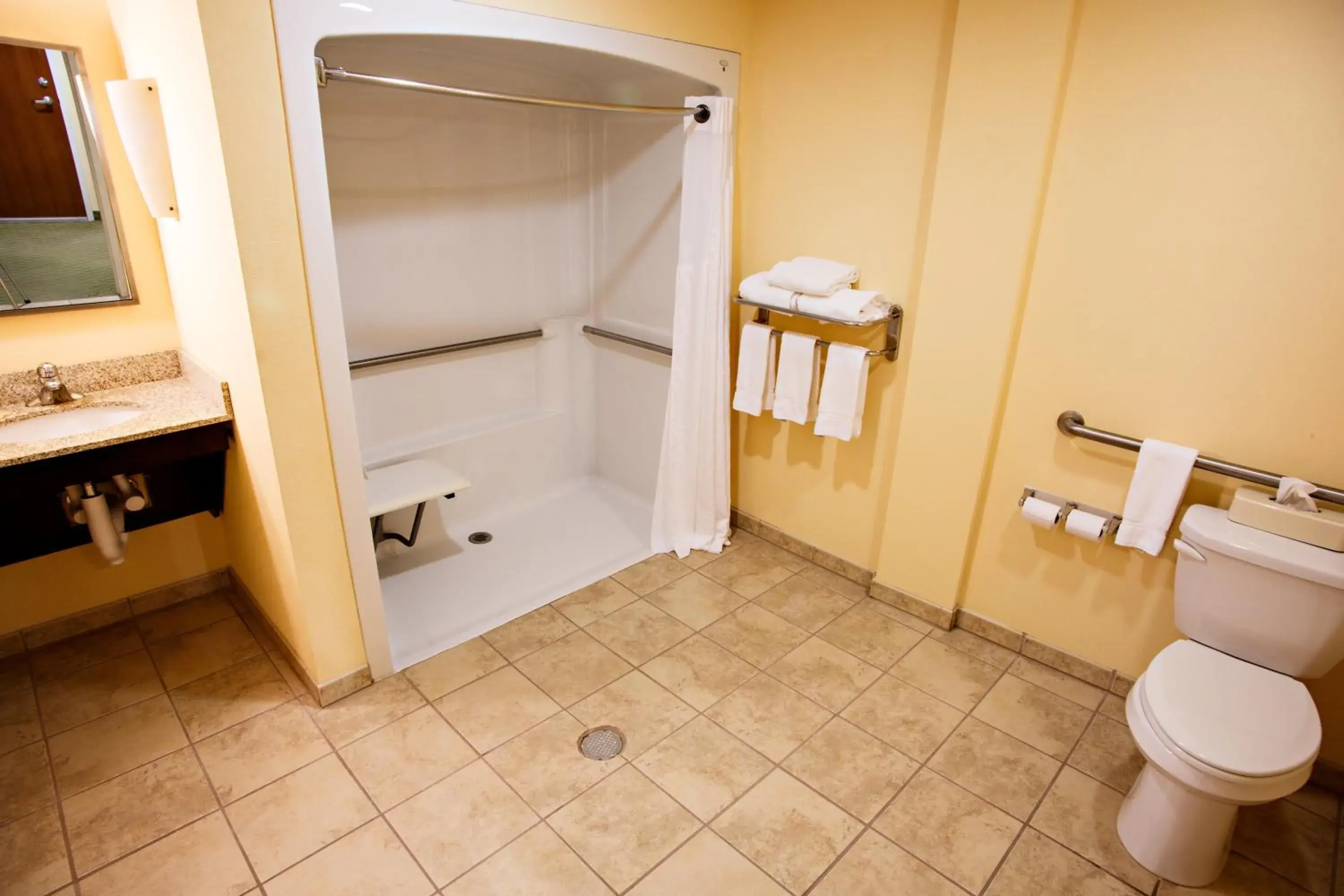 King Room - Mobility Access/Roll in Shower - Non-Smoking in Holiday Inn Express & Suites Harrisburg West King Room - Mobility Access/Roll in Shower - Non-Smoking in Holiday Inn Express & Suites Harrisburg West