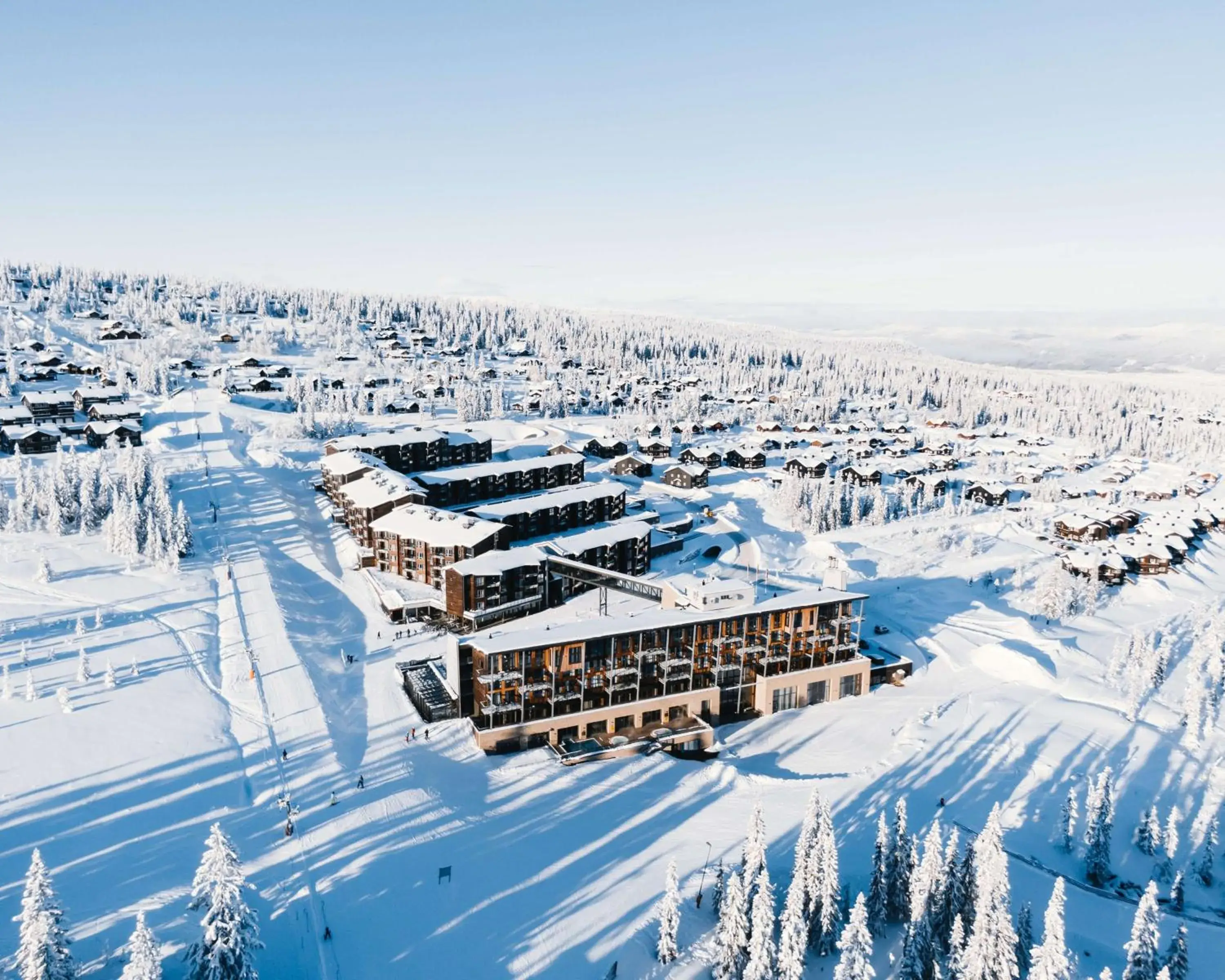 Property building in Skistar Lodge Trysil Property building in Skistar Lodge Trysil