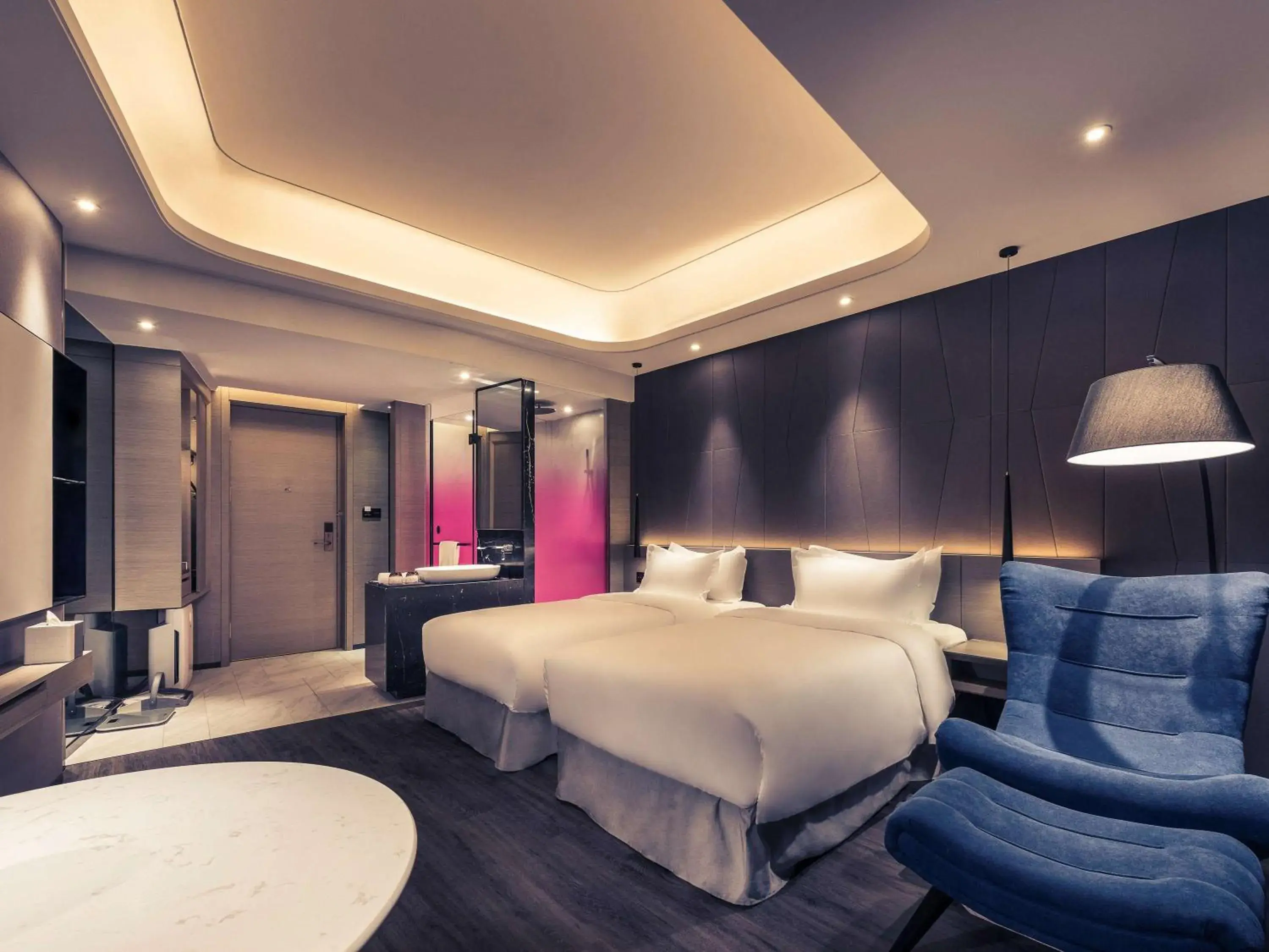 Superior Twin Room - City Side in Mercure Hangzhou Qianjiang Superior Twin Room - City Side in Mercure Hangzhou Qianjiang