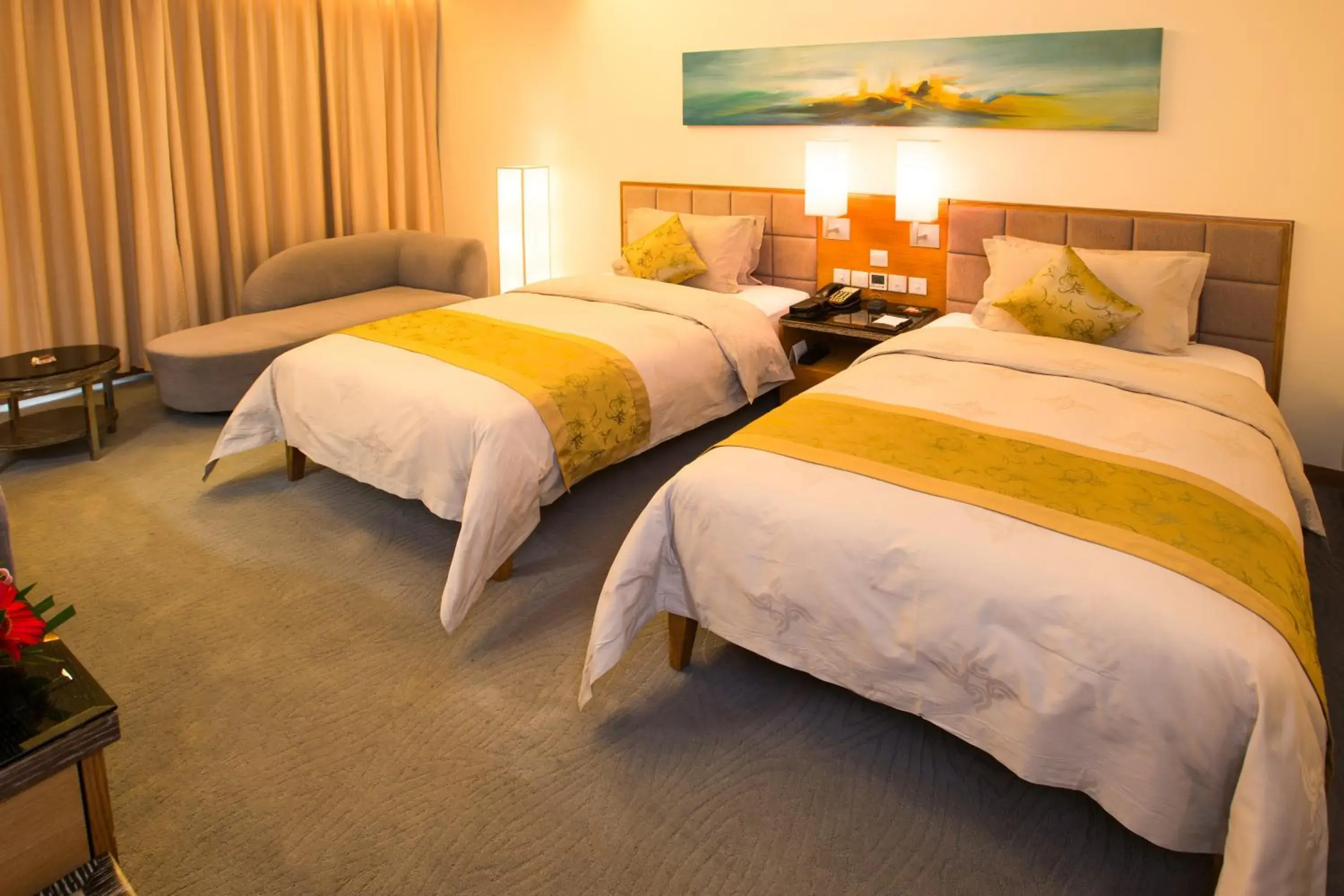 Deluxe Twin Room in Shenzhen Longgang Rivan Hotel Deluxe Twin Room in Shenzhen Longgang Rivan Hotel