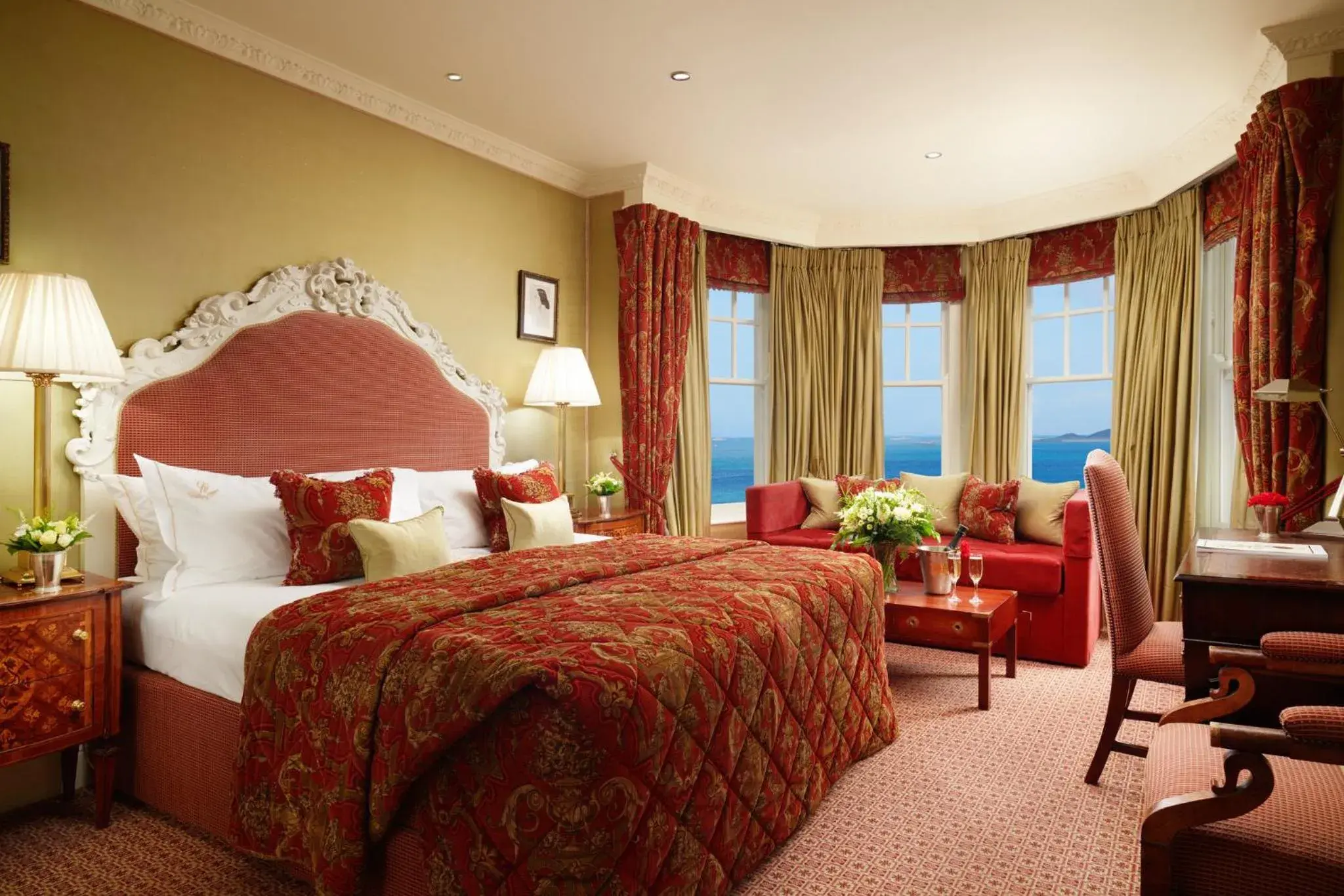 Double or Twin Room with Sea View in The Old Government House Hotel & Spa Double or Twin Room with Sea View in The Old Government House Hotel & Spa