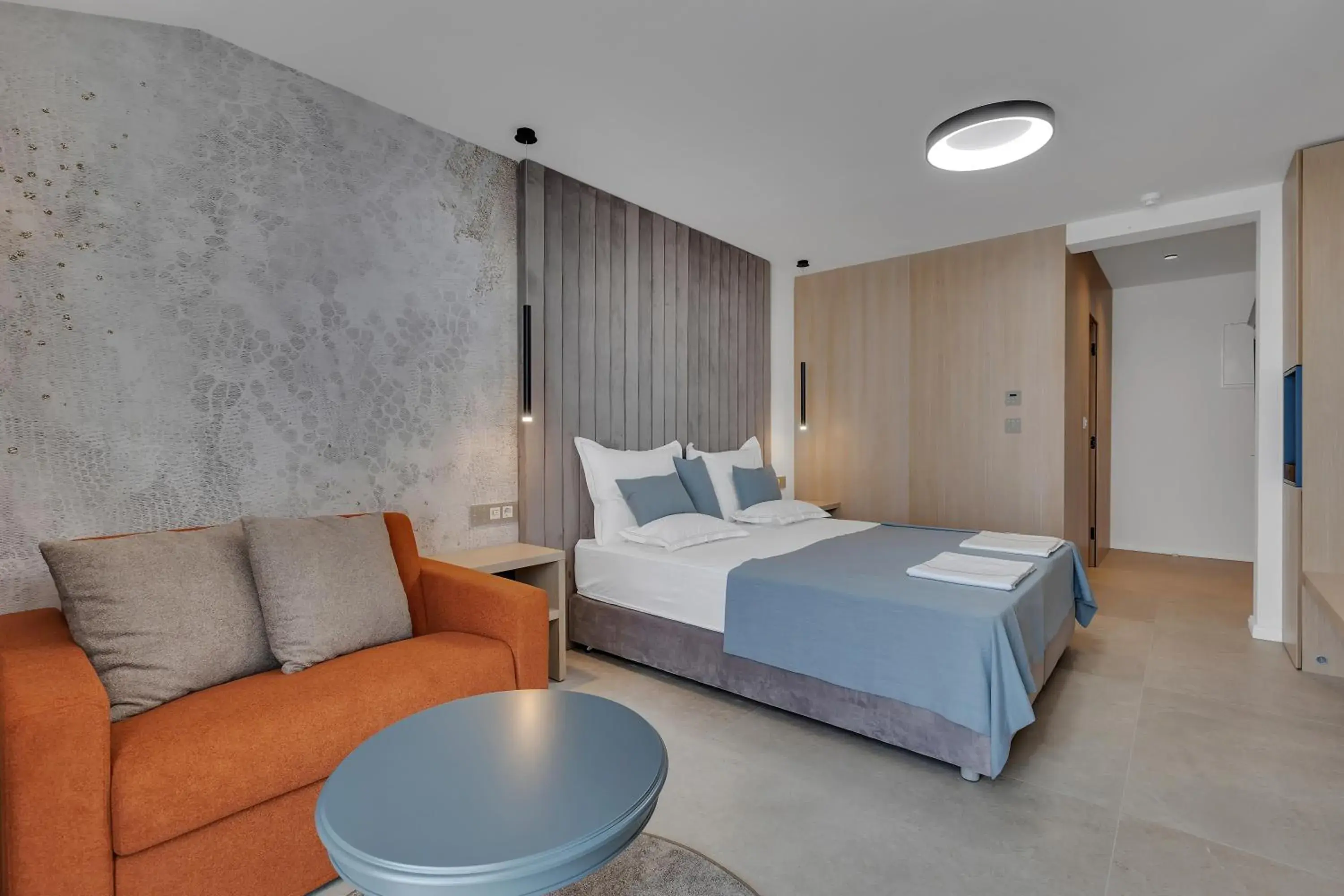 Double Room with Side Sea View in Hotel Laurentum Double Room with Side Sea View in Hotel Laurentum