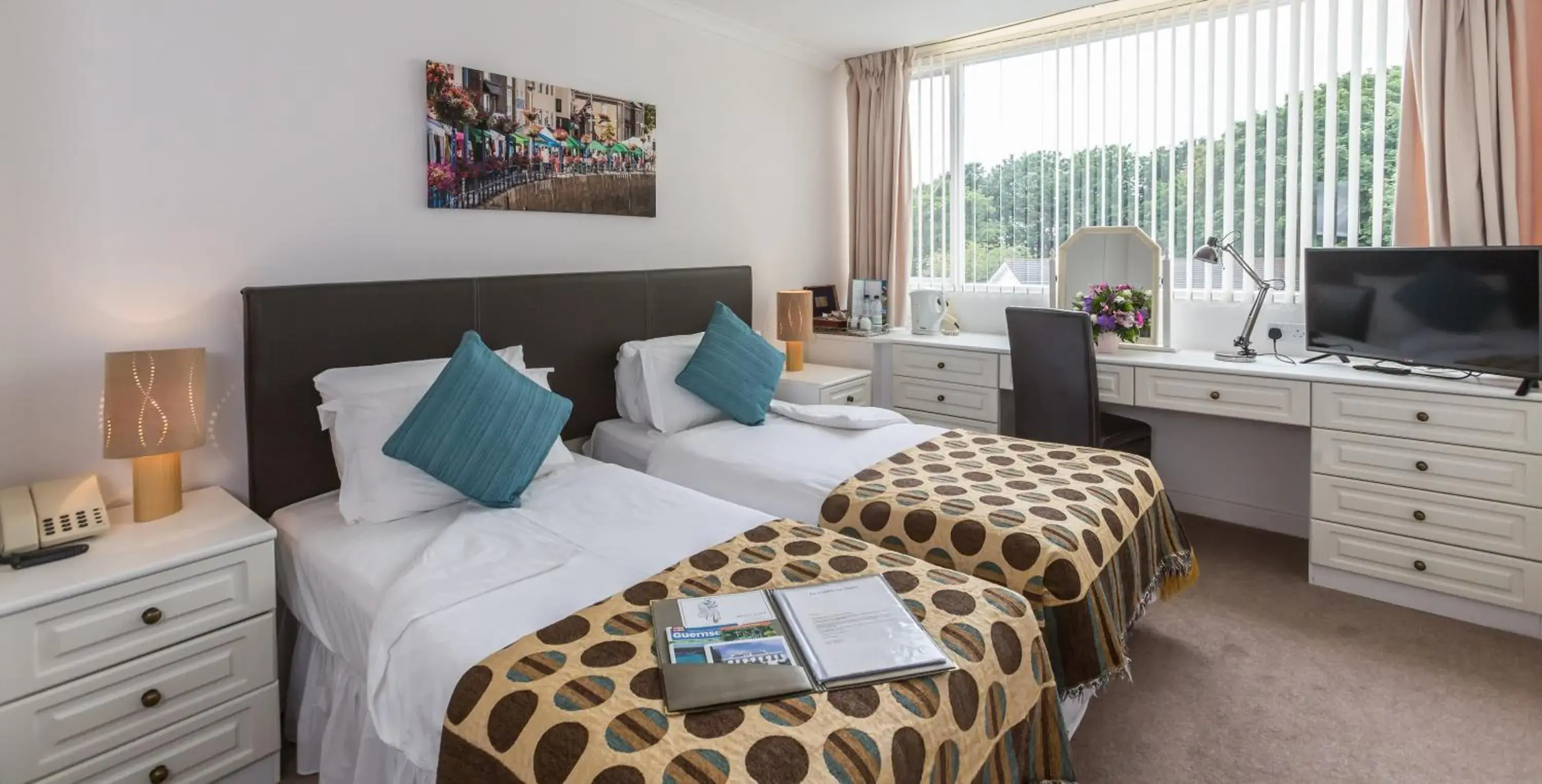 Twin Room in La Collinette Hotel, Cottages & Apartments Twin Room in La Collinette Hotel, Cottages & Apartments